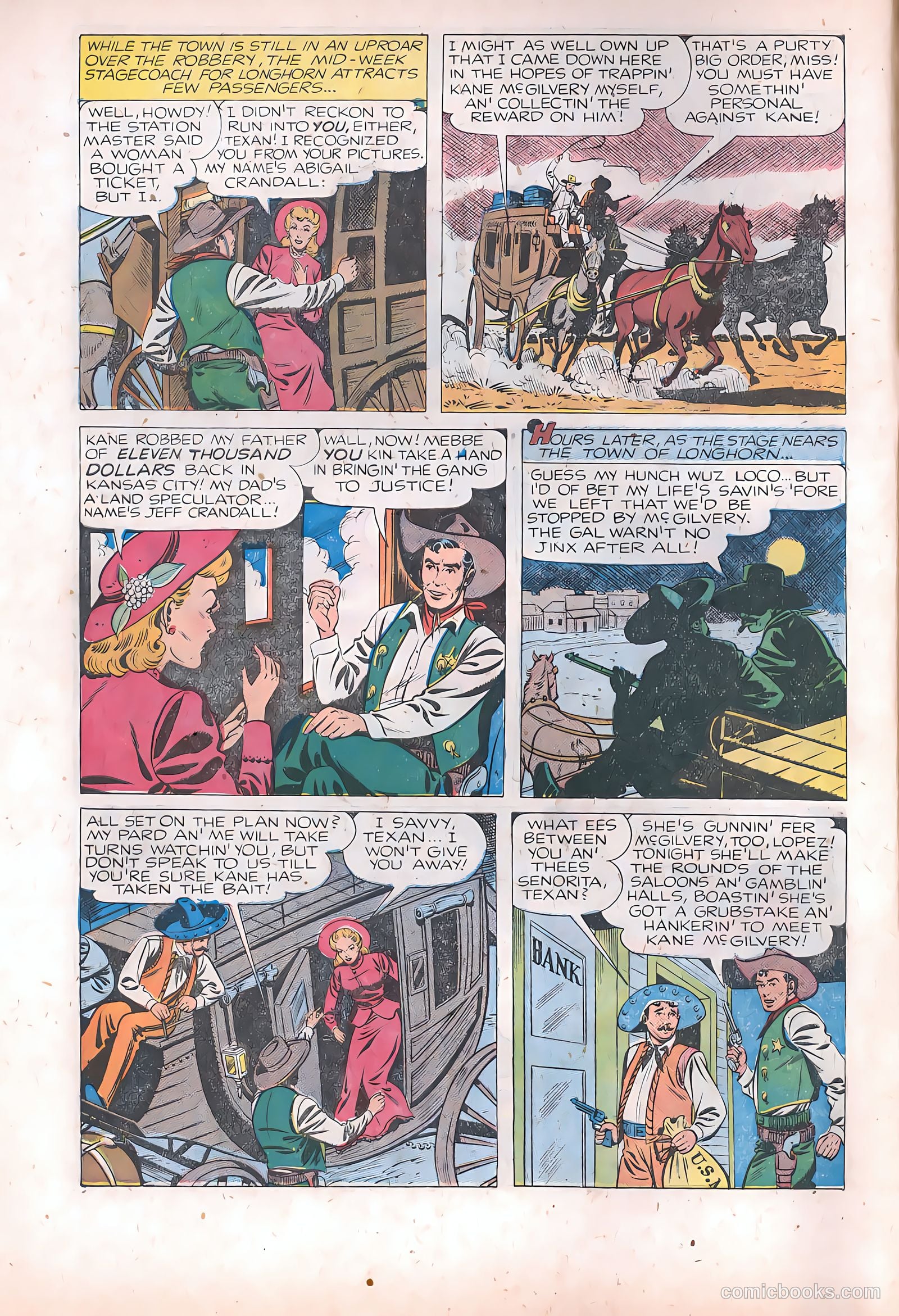 The Texan #9 (1950) — page 6 of 36