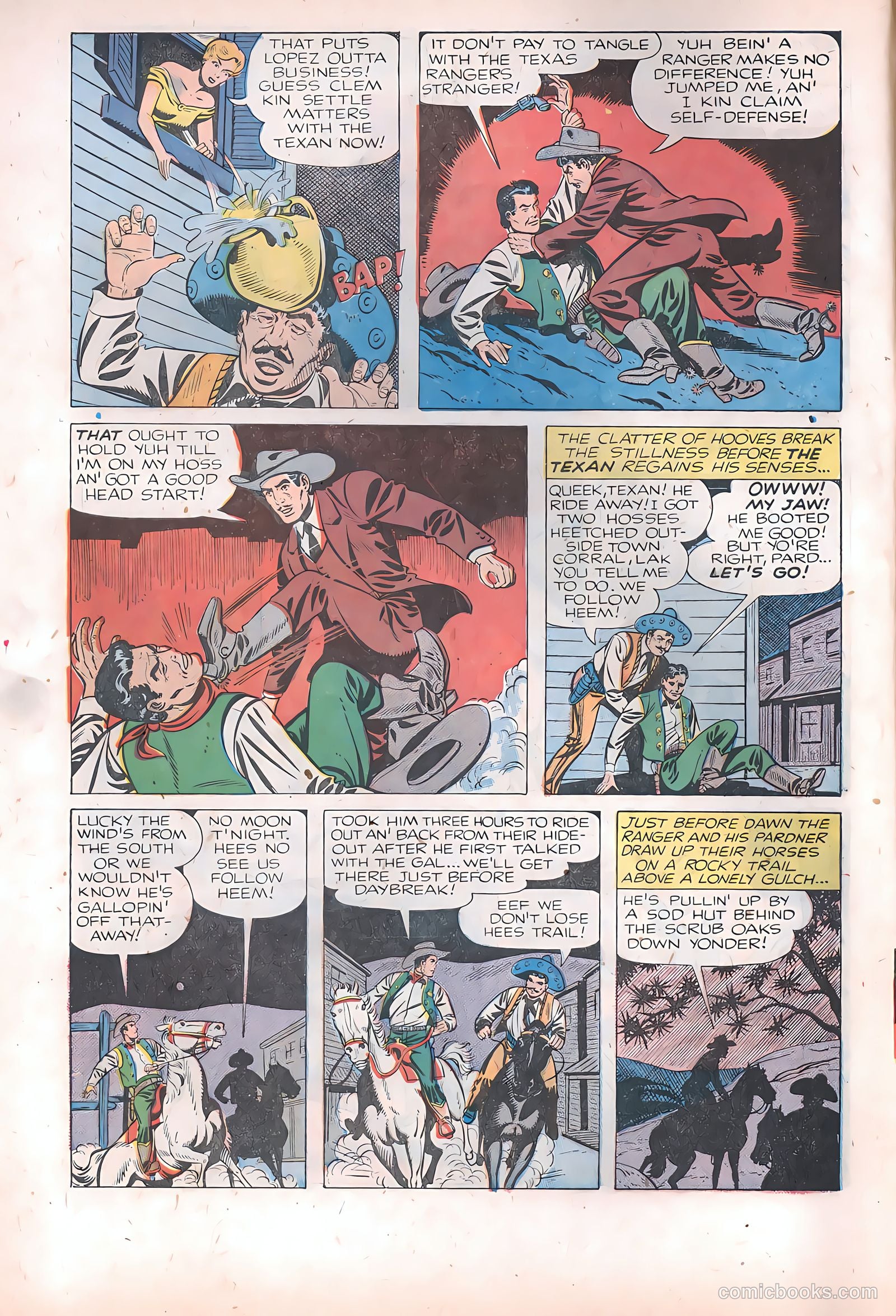 The Texan #9 (1950) — page 8 of 36