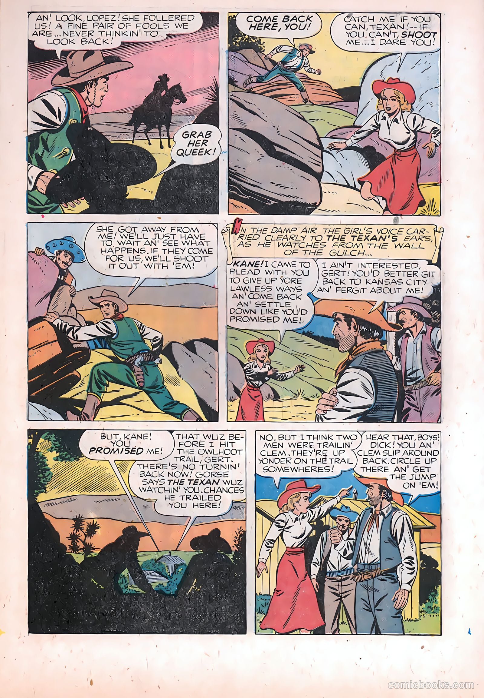 The Texan #9 (1950) — page 9 of 36