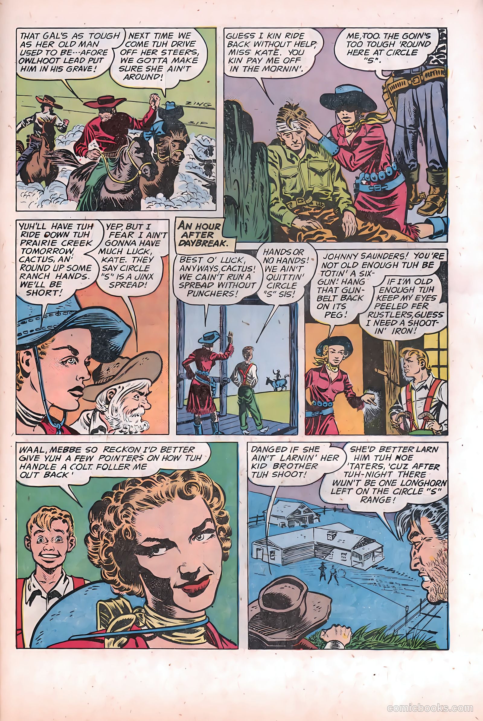 The Texan #9 (1950) — page 21 of 36