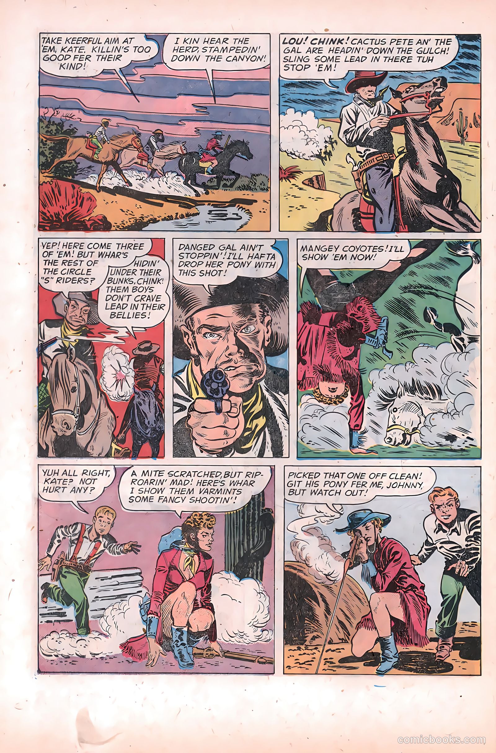 The Texan #9 (1950) — page 24 of 36