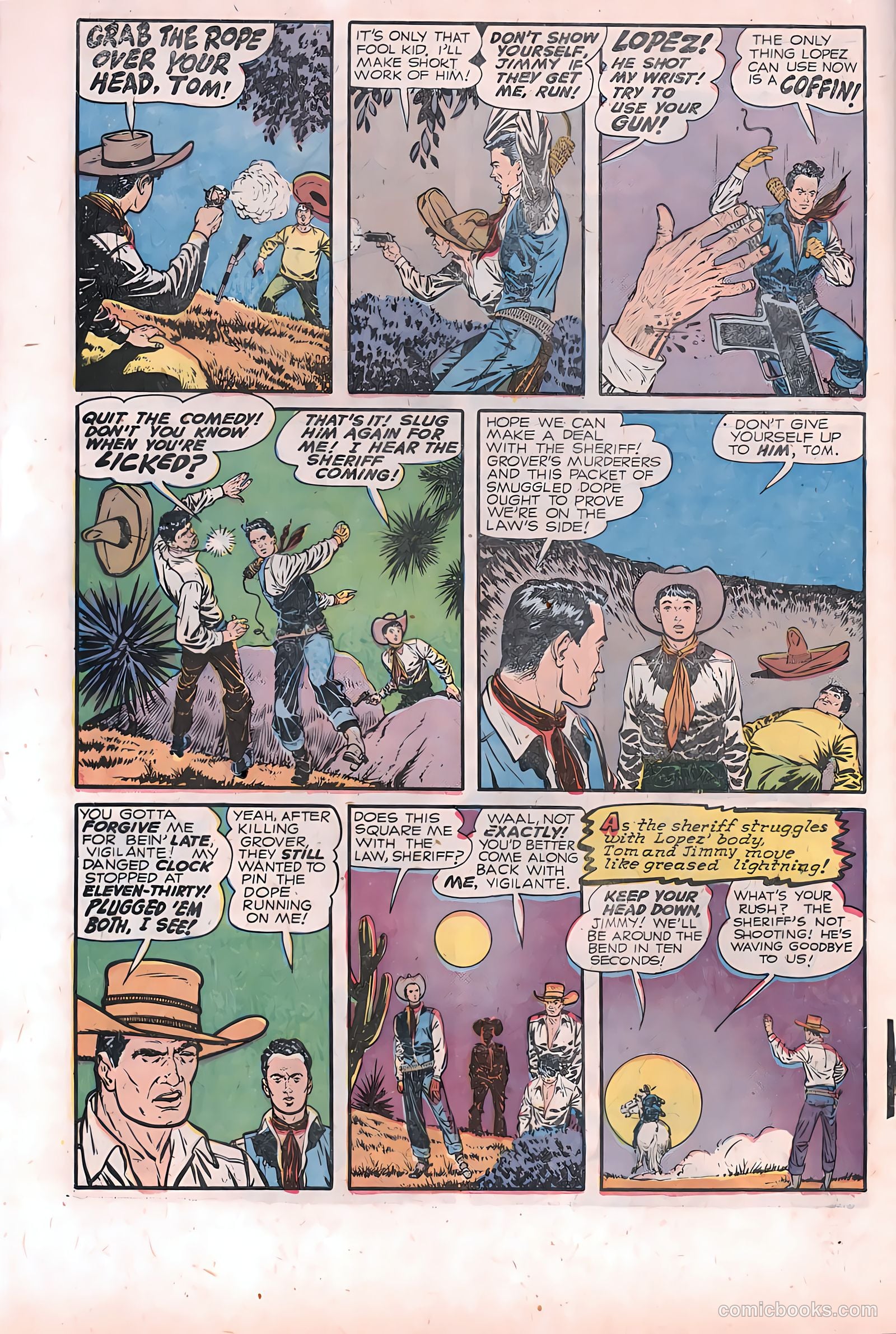 The Texan #9 (1950) — page 34 of 36