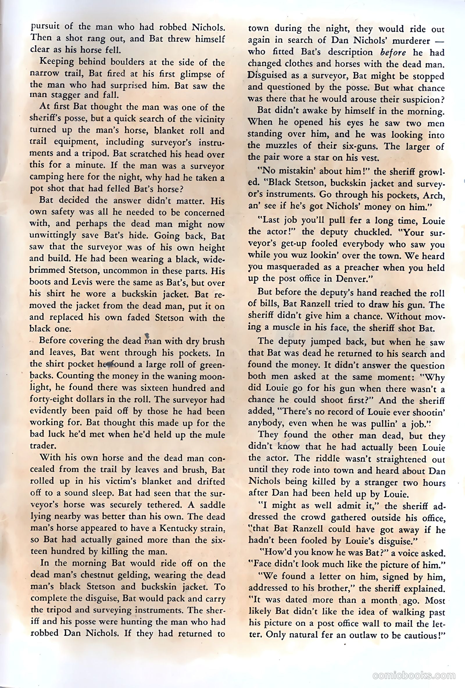 The Texan #9 (1950) — page 35 of 36