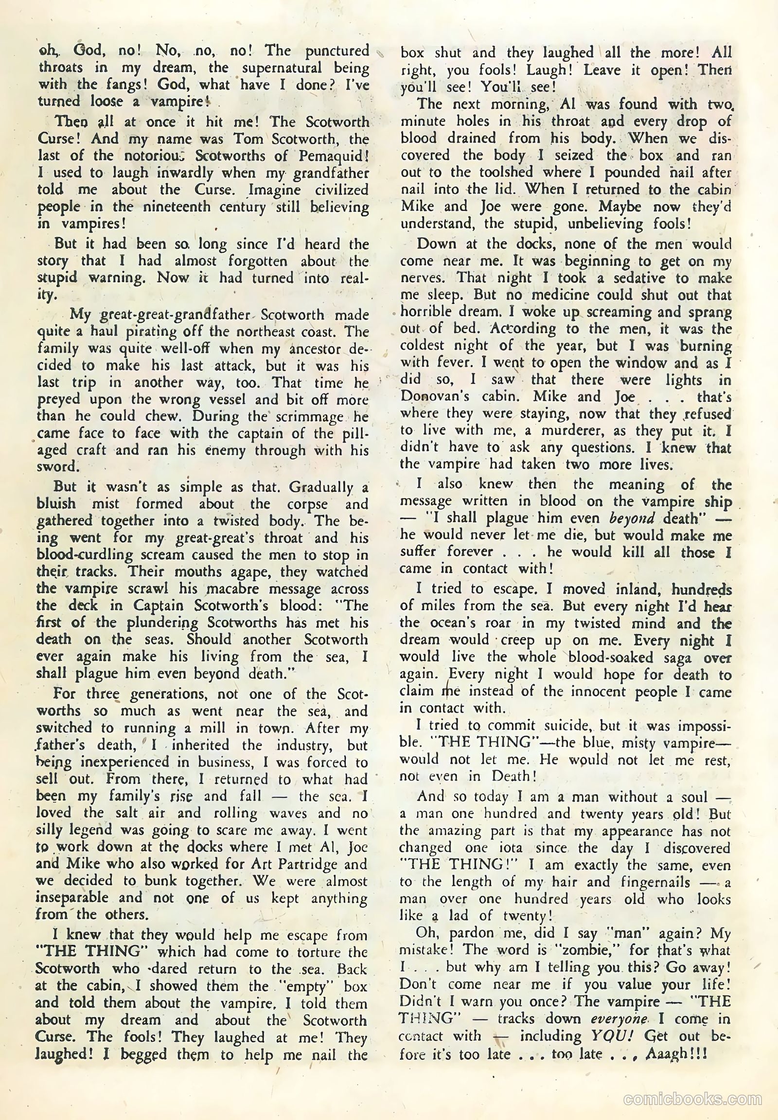 The Thing #1 (1952) — page 27 of 36