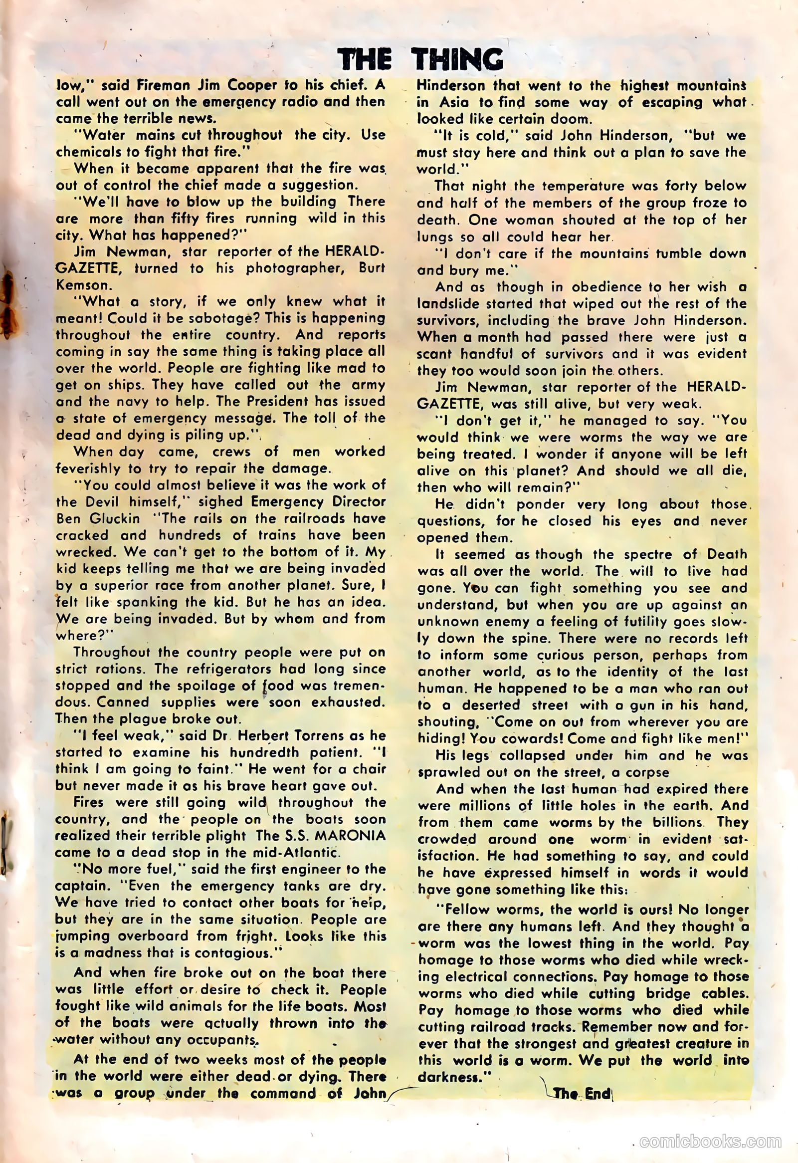 The Thing #10 (1953) — page 19 of 36