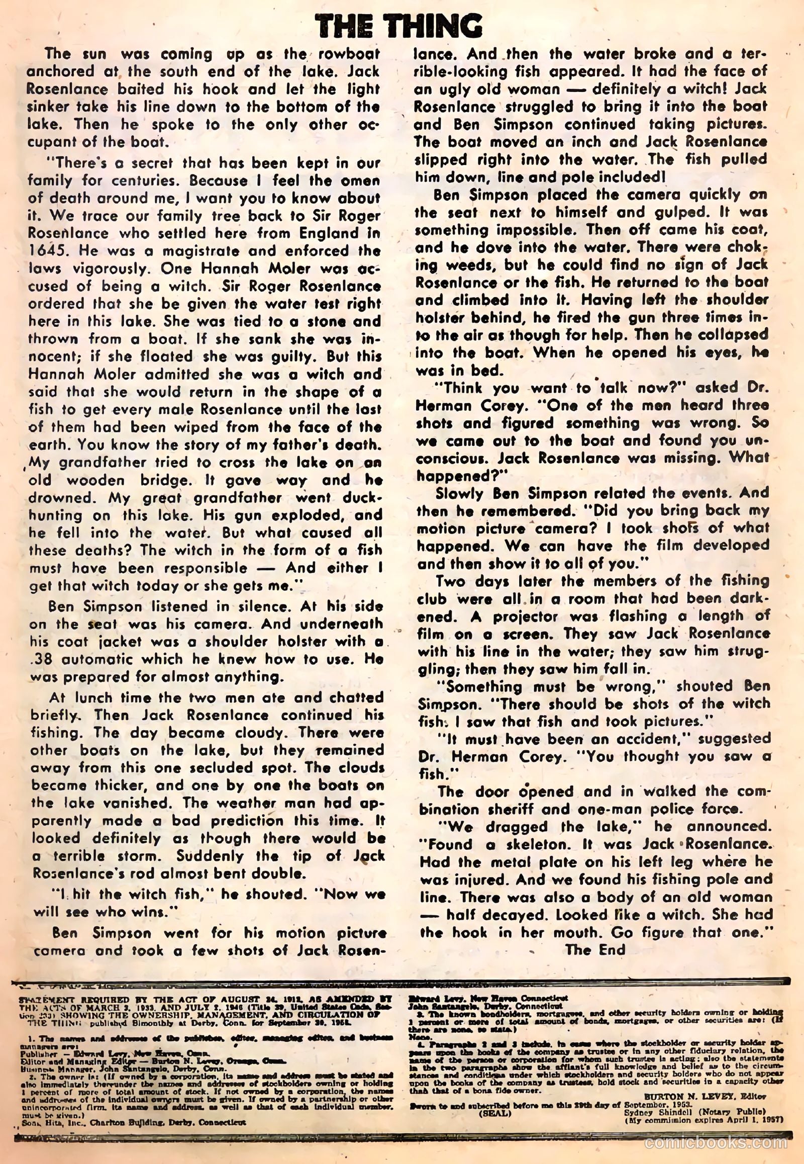 The Thing #13 (1954) — page 18 of 36