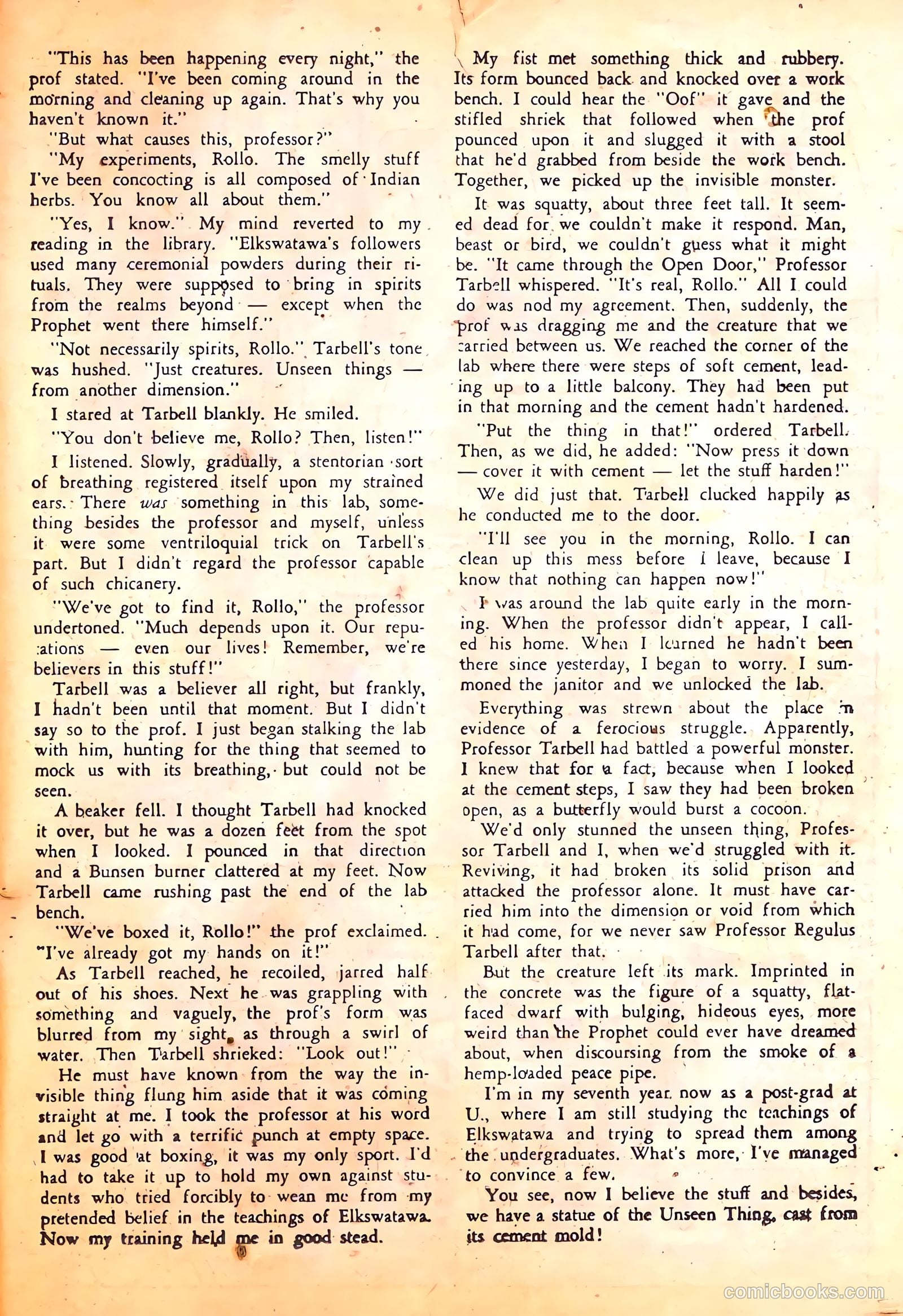 The Thing #4 (1952) — page 19 of 36