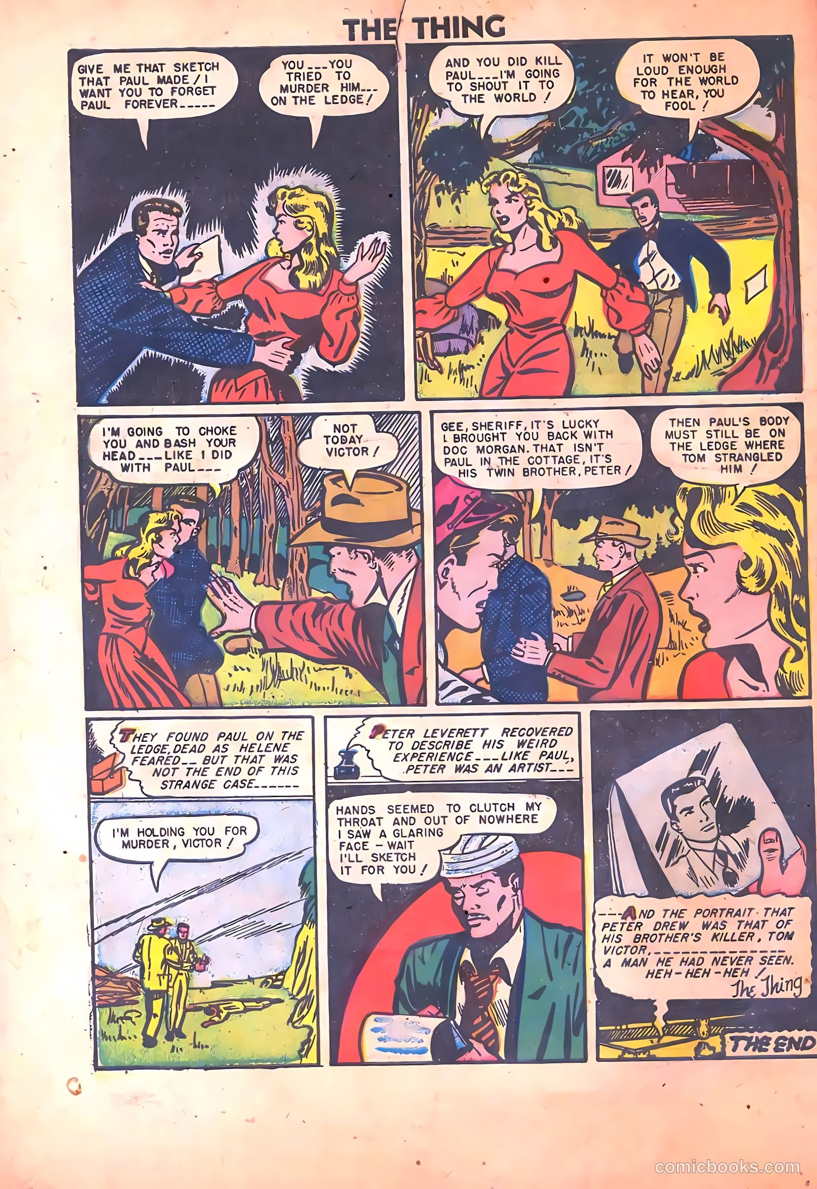 The Thing #4 (1952) — page 34 of 36