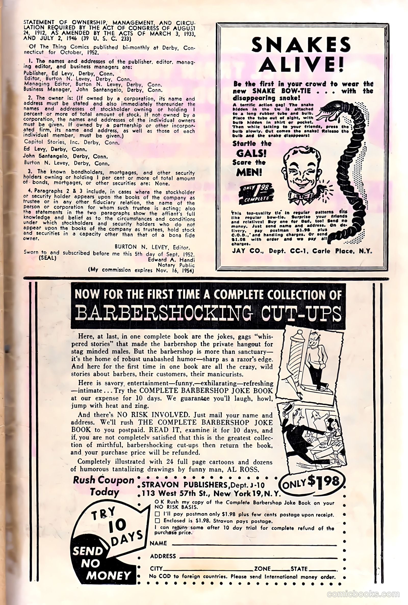 The Thing #6 (1953) — page 35 of 36