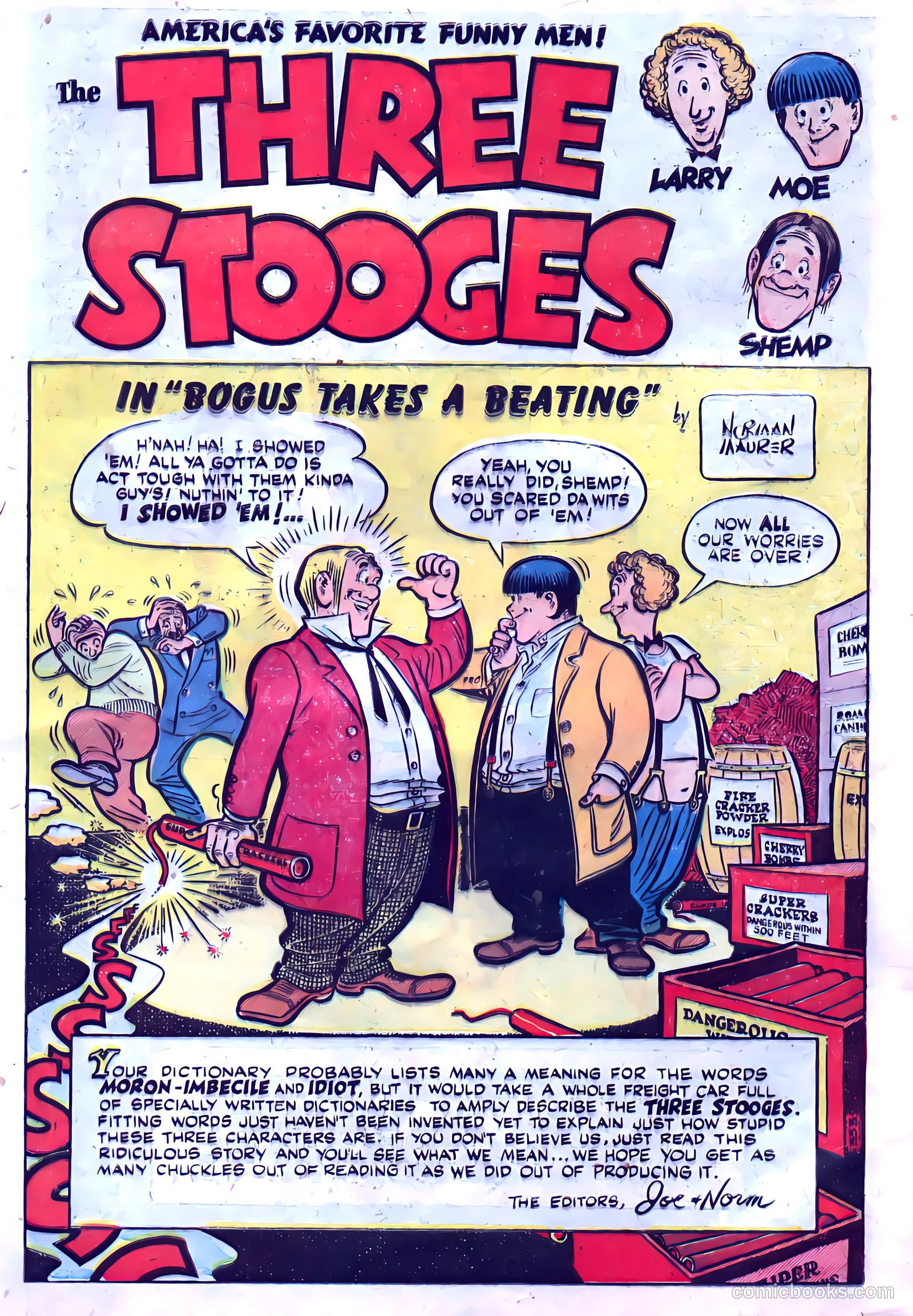 The Three Stooges #1 (1953) — page 4 of 36