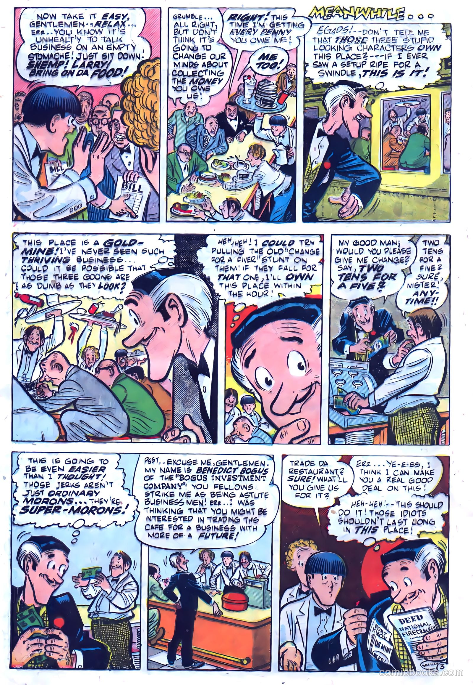 The Three Stooges #1 (1953) — page 6 of 36