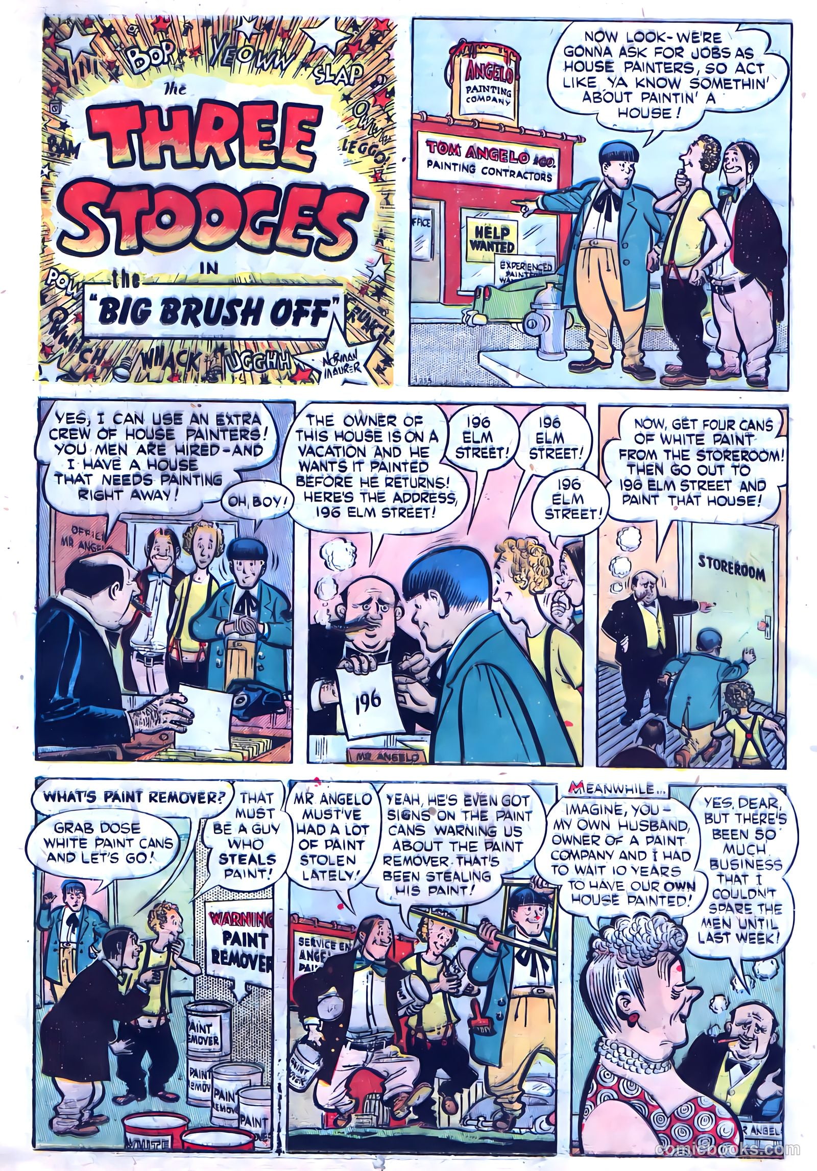 The Three Stooges #1 (1953) — page 17 of 36
