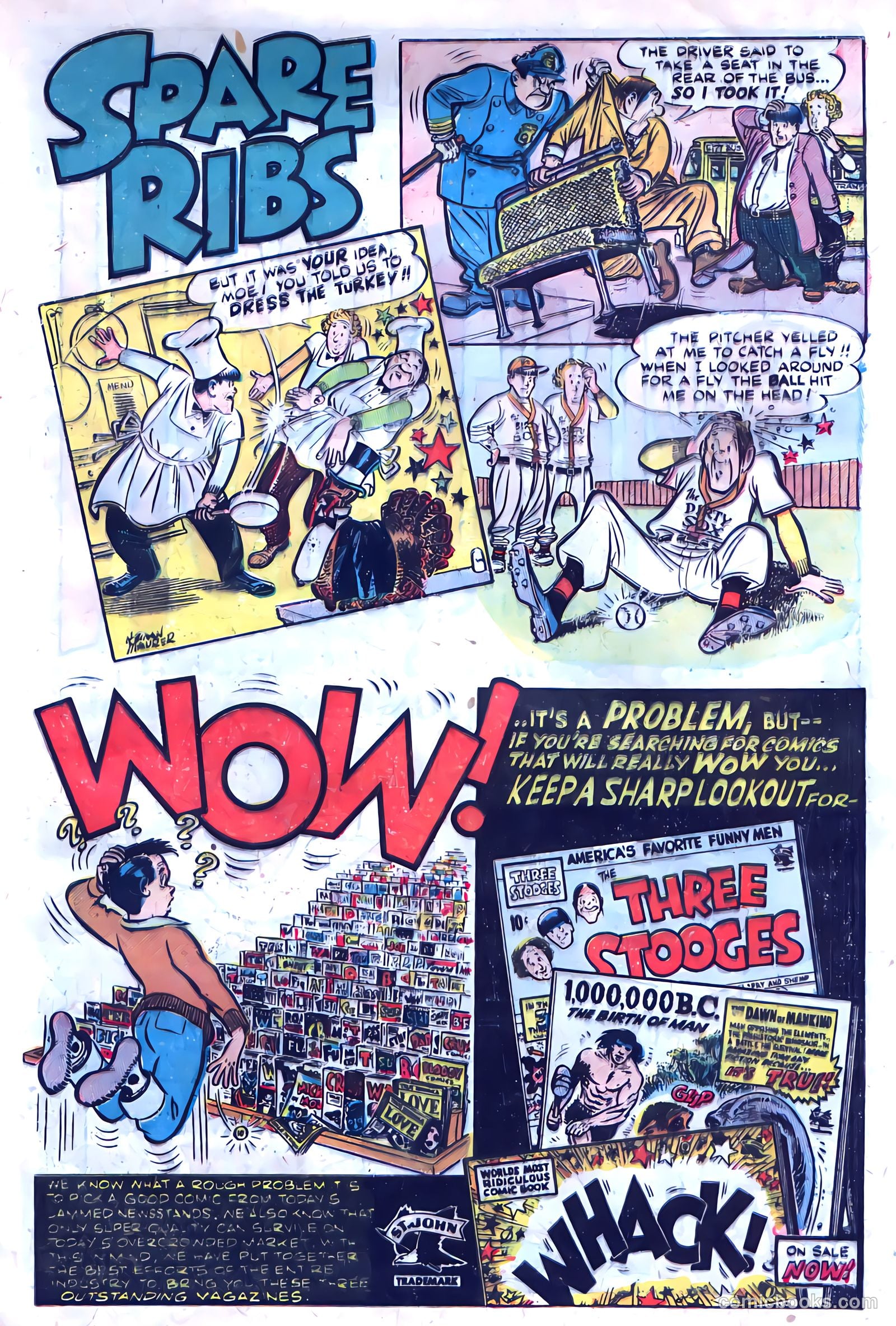 The Three Stooges #1 (1953) — page 33 of 36