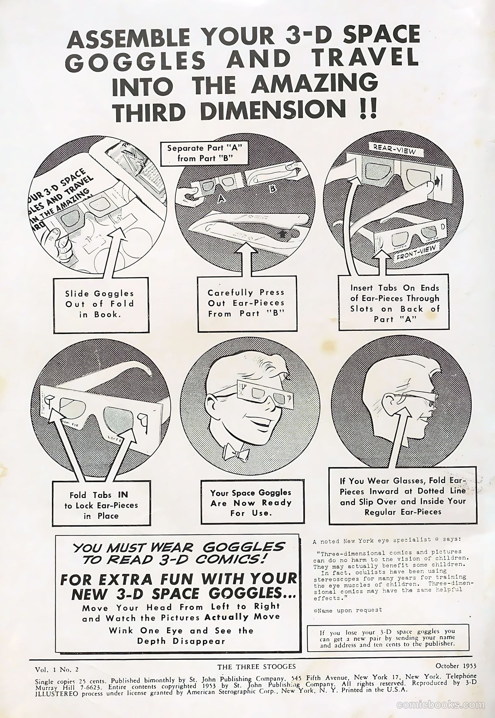The Three Stooges #2 (1953) — page 2 of 35