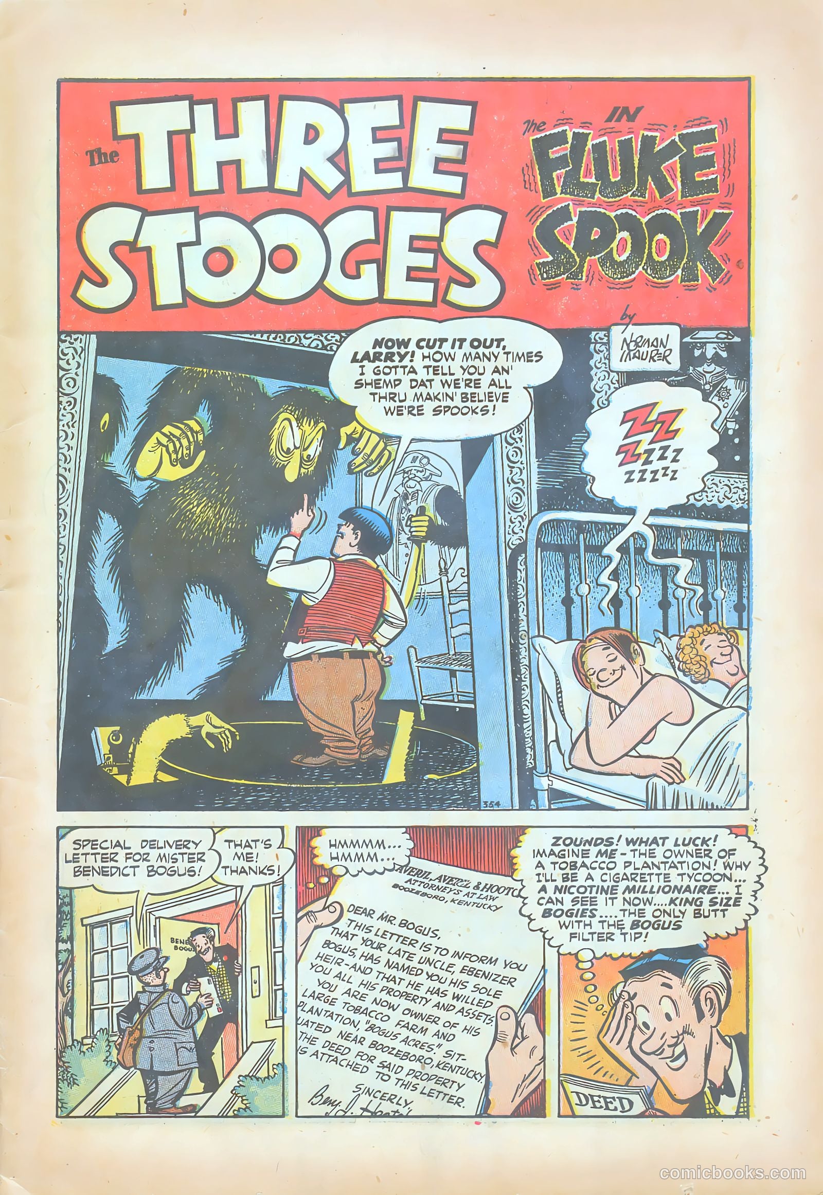 The Three Stooges #6 (1954) — page 3 of 35