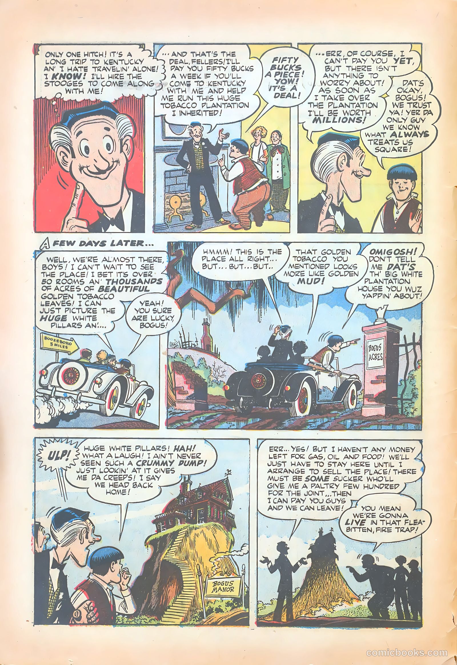 The Three Stooges #6 (1954) — page 4 of 35