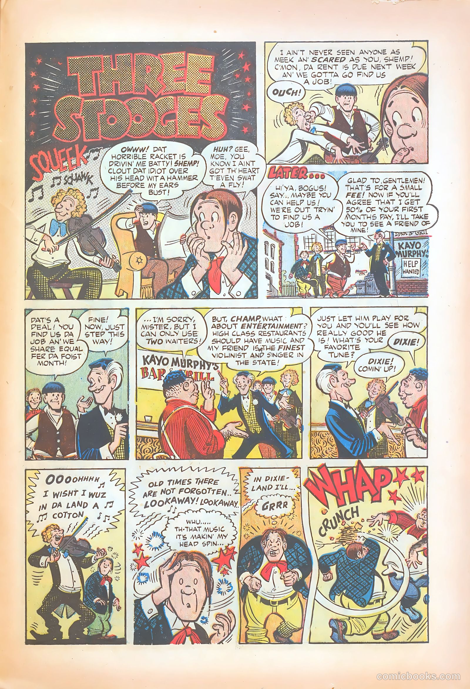 The Three Stooges #6 (1954) — page 28 of 35