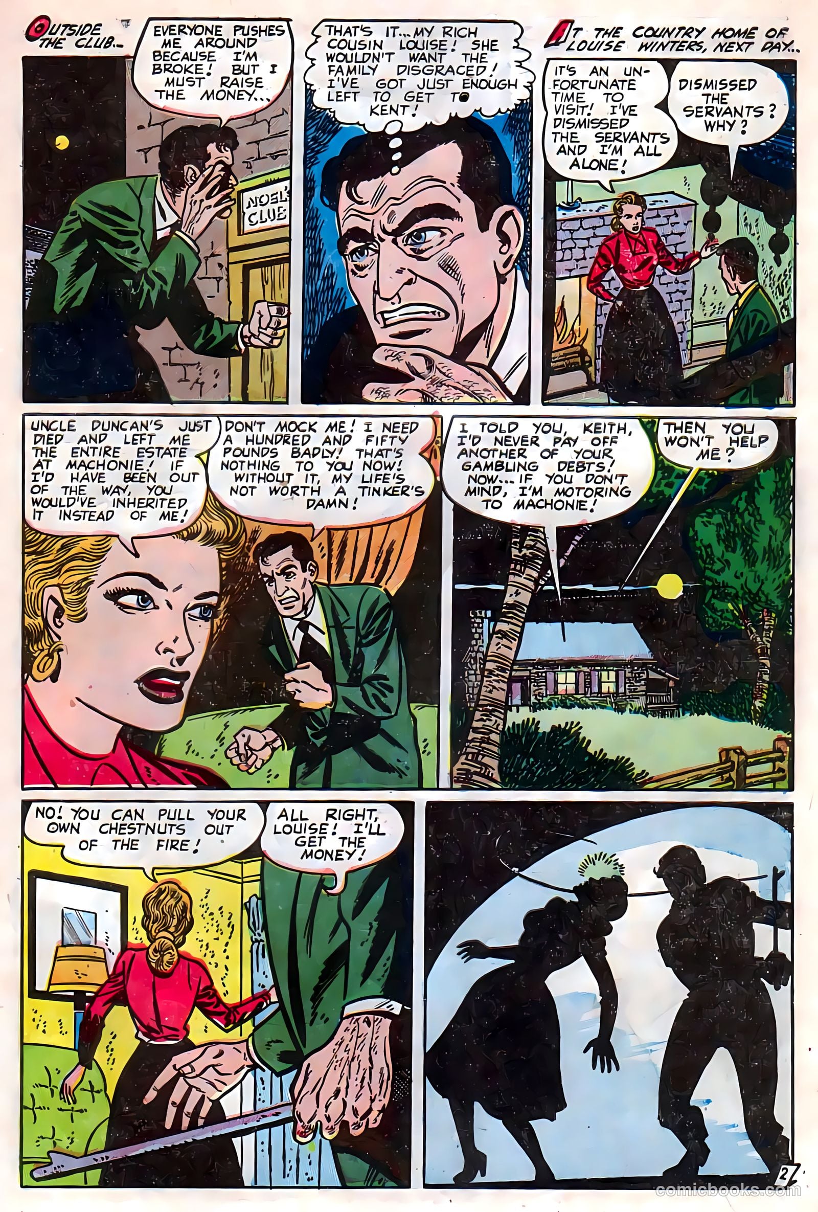 The Unseen #14 (1954) — page 27 of 36
