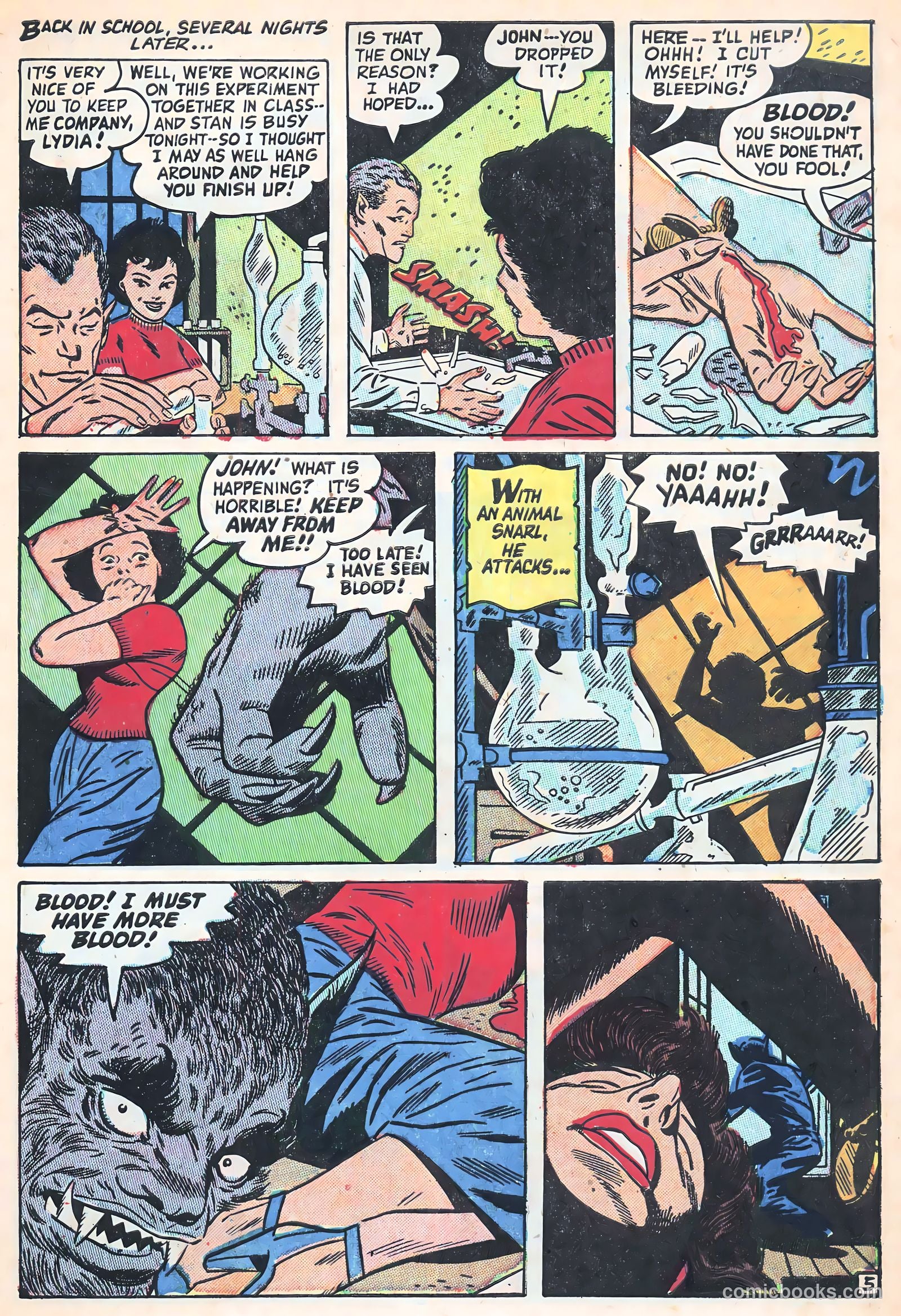 The Unseen #9 (1953) — page 7 of 37