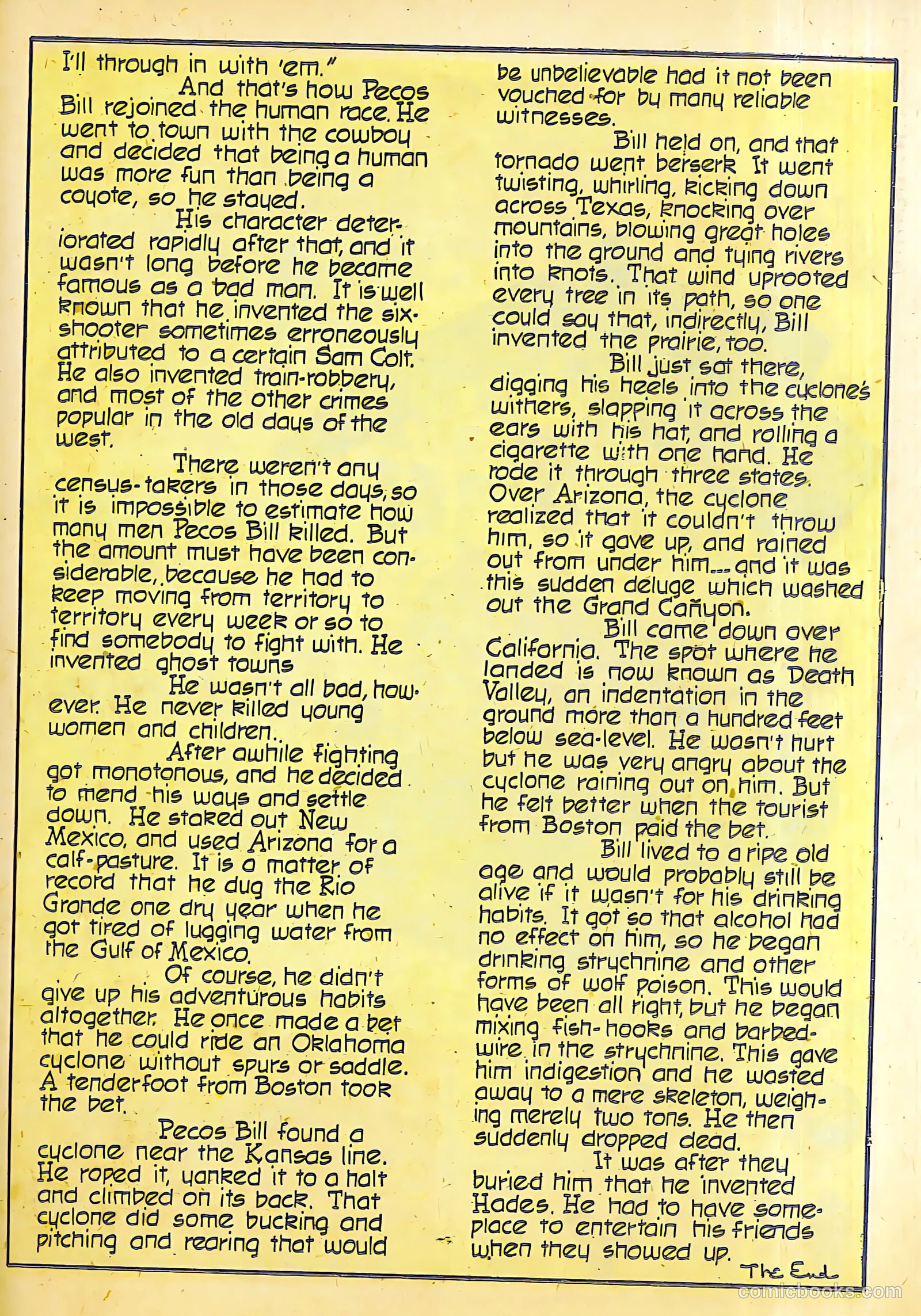 The Westerner #14 (1948) — page 35 of 52