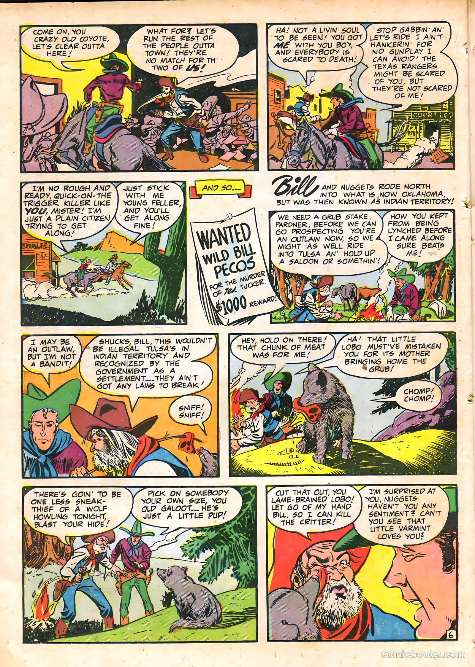 The Westerner Comics #15 (1948) — page 22 of 52