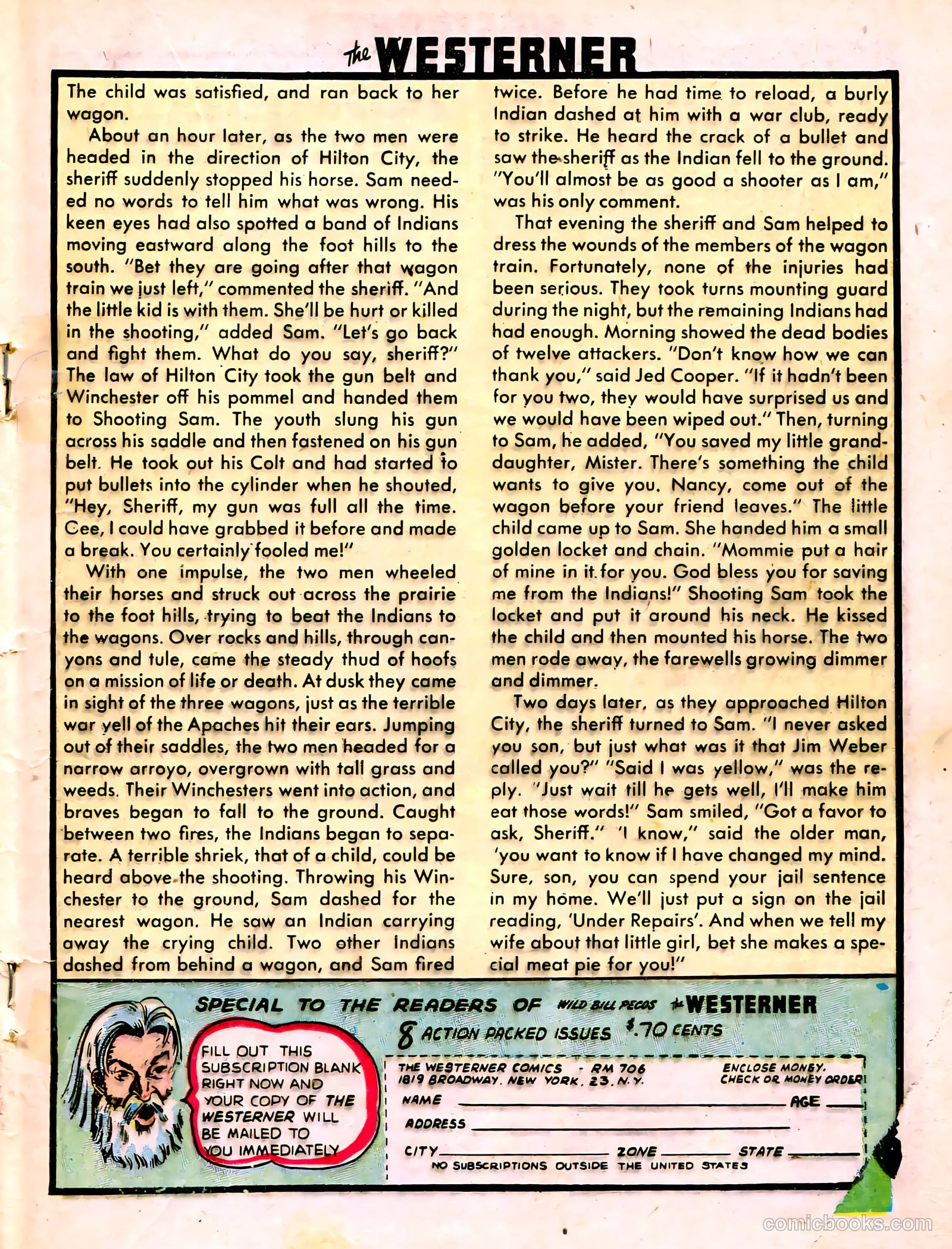 The Westerner #18 (1949) — page 29 of 52