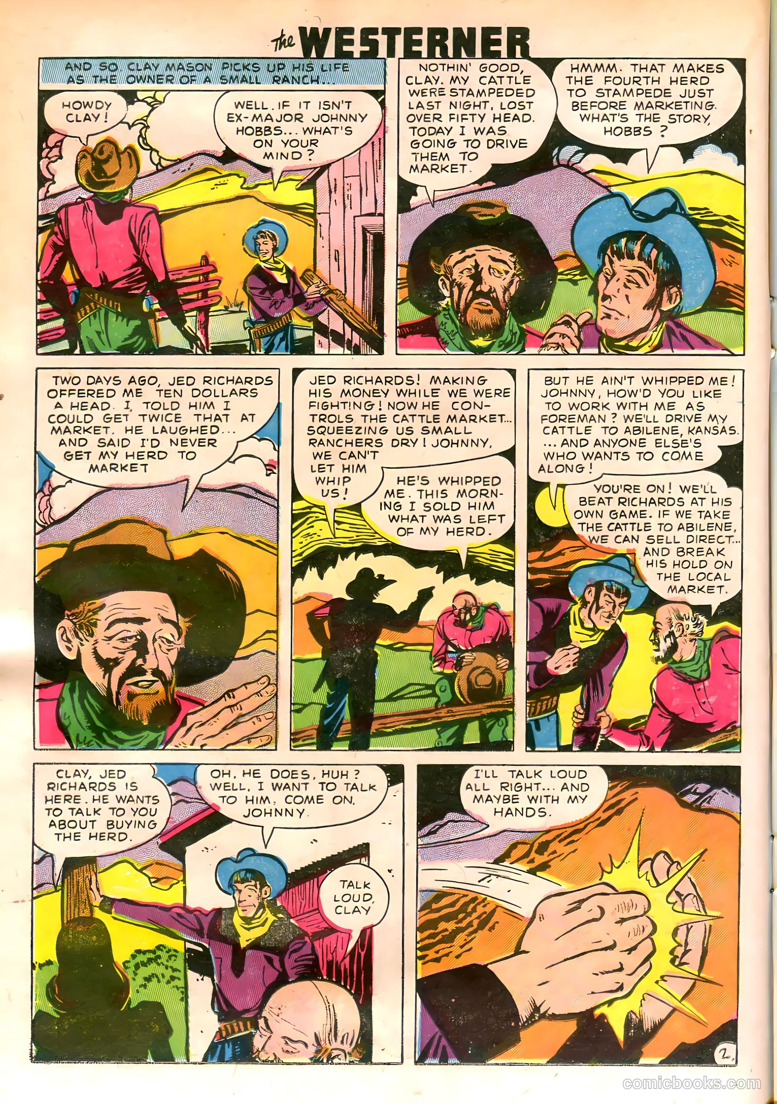 The Westerner Comics #19 (1949) — page 20 of 52