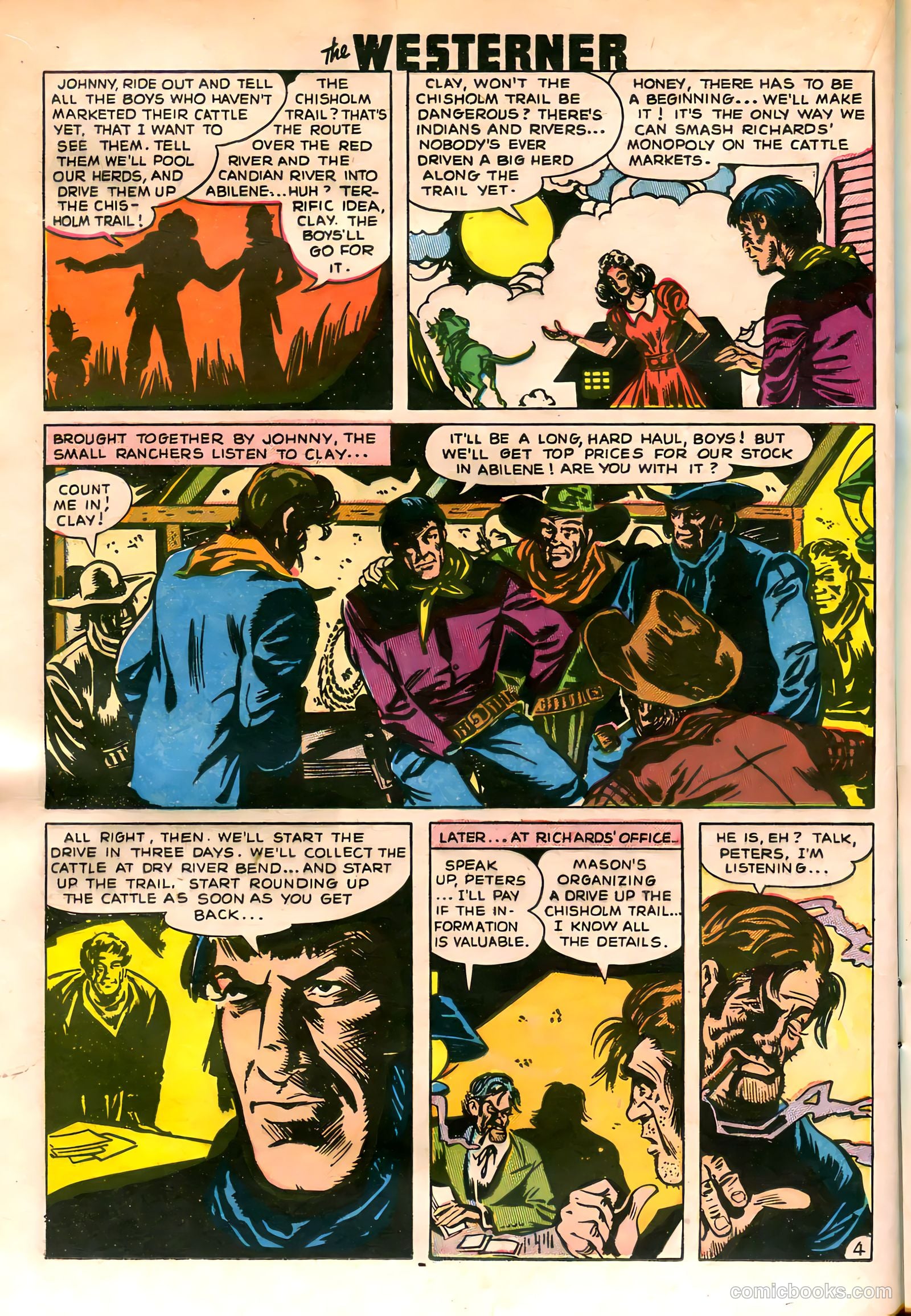 The Westerner Comics #19 (1949) — page 22 of 52