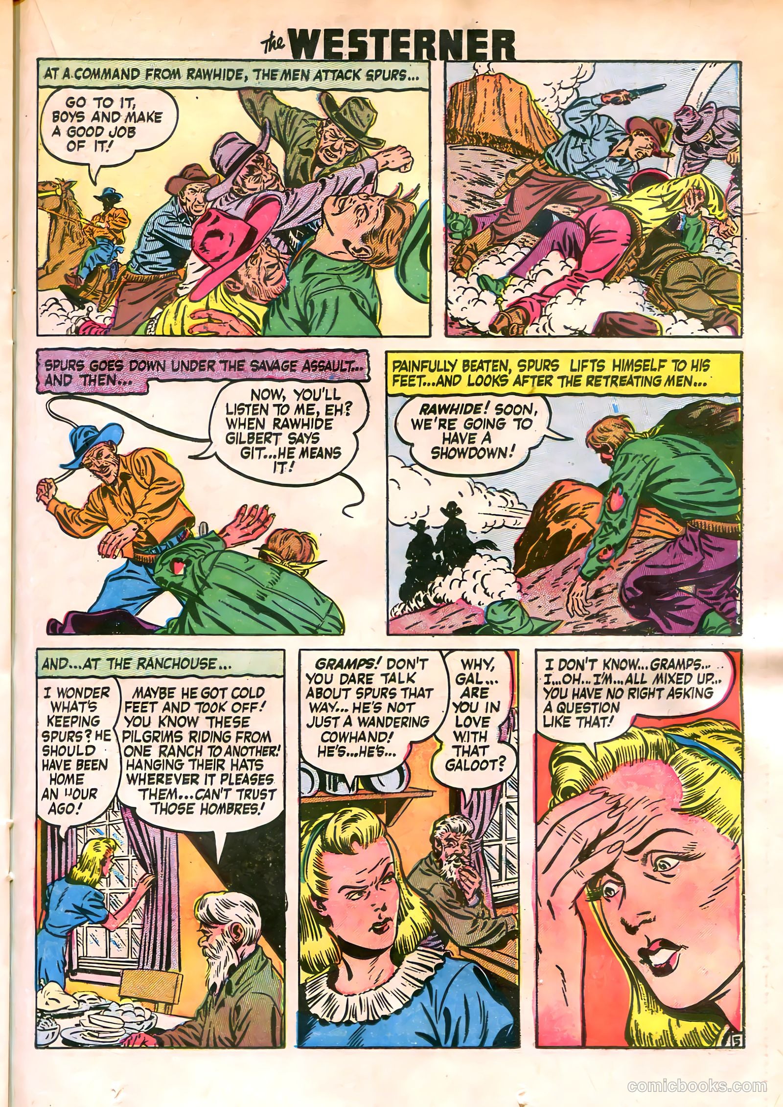 The Westerner Comics #19 (1949) — page 35 of 52
