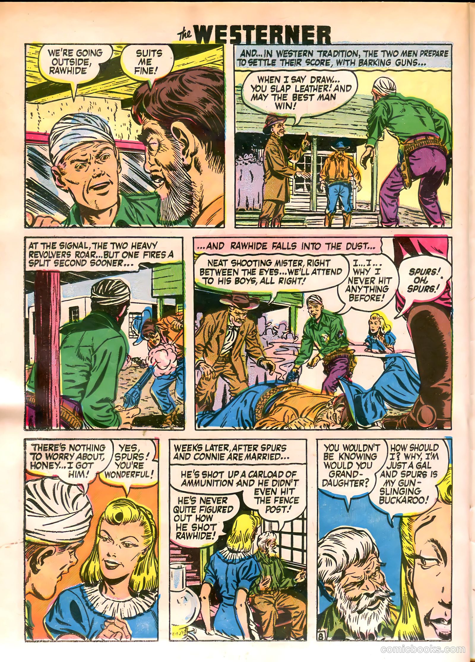 The Westerner Comics #19 (1949) — page 38 of 52