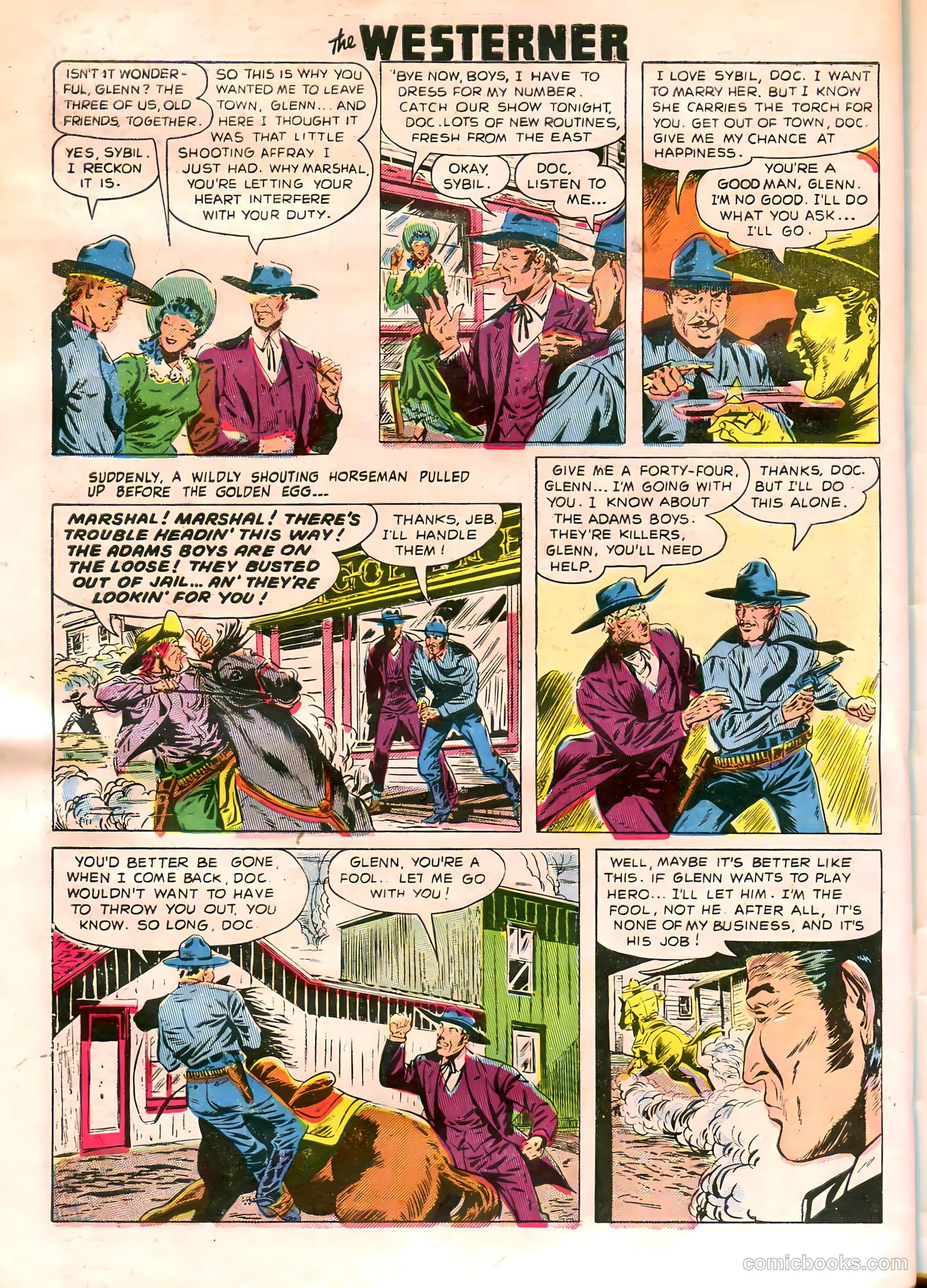 The Westerner Comics #19 (1949) — page 44 of 52