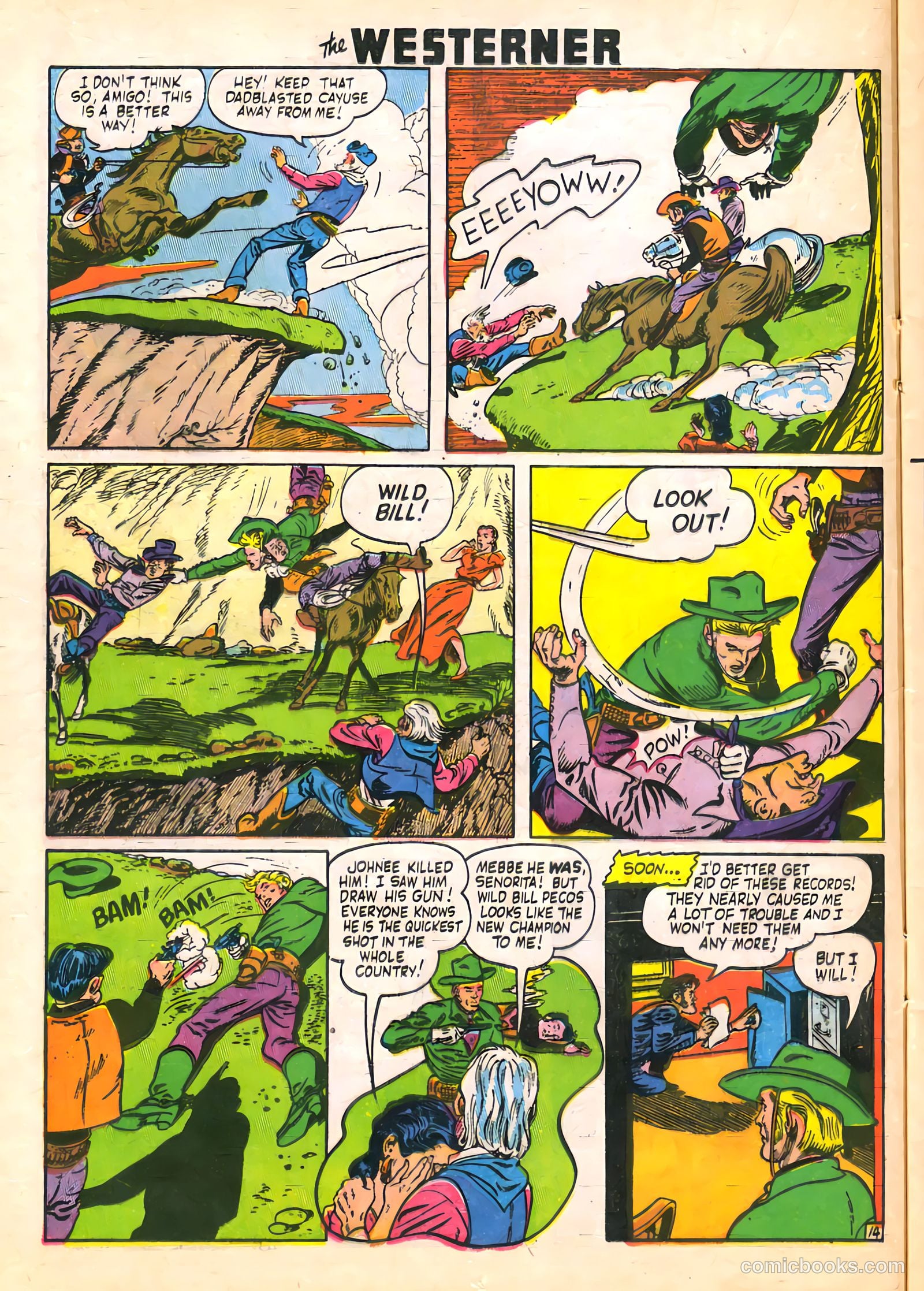 The Westerner Comics #21 (1949) — page 16 of 52
