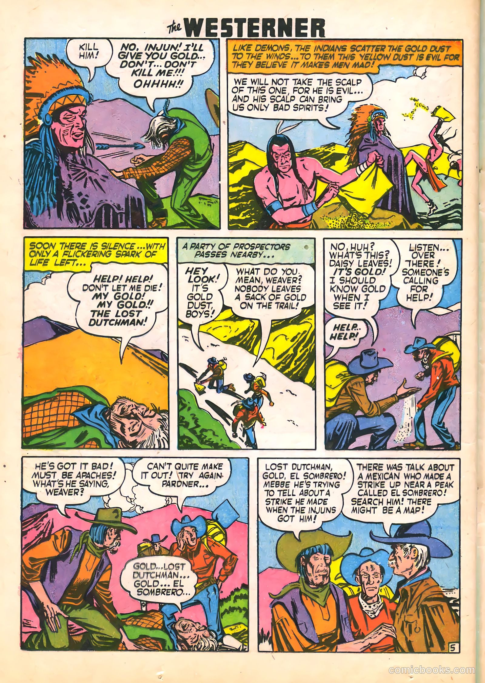 The Westerner Comics #21 (1949) — page 36 of 52