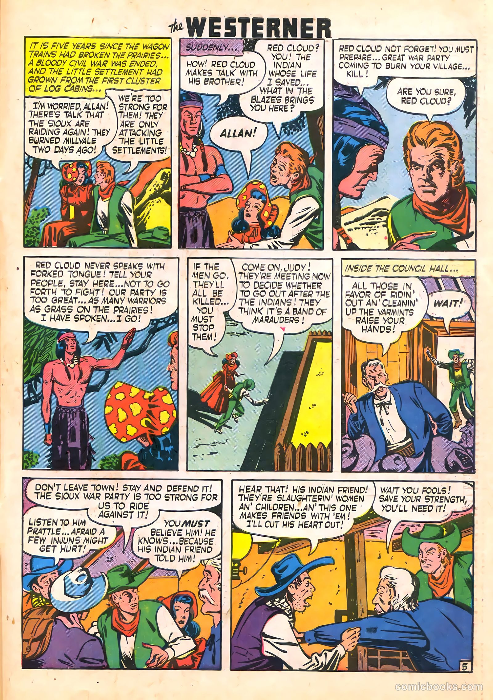 The Westerner Comics #21 (1949) — page 45 of 52