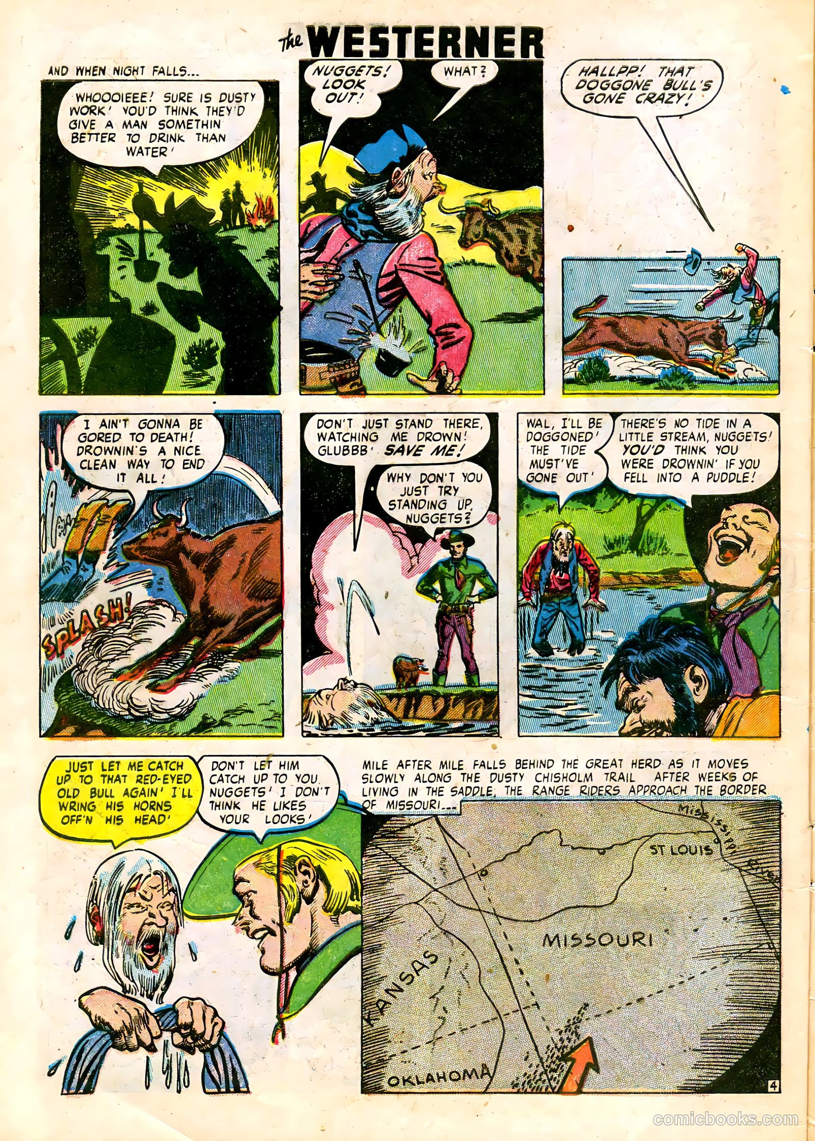 The Westerner Comics #22 (1949) — page 6 of 52