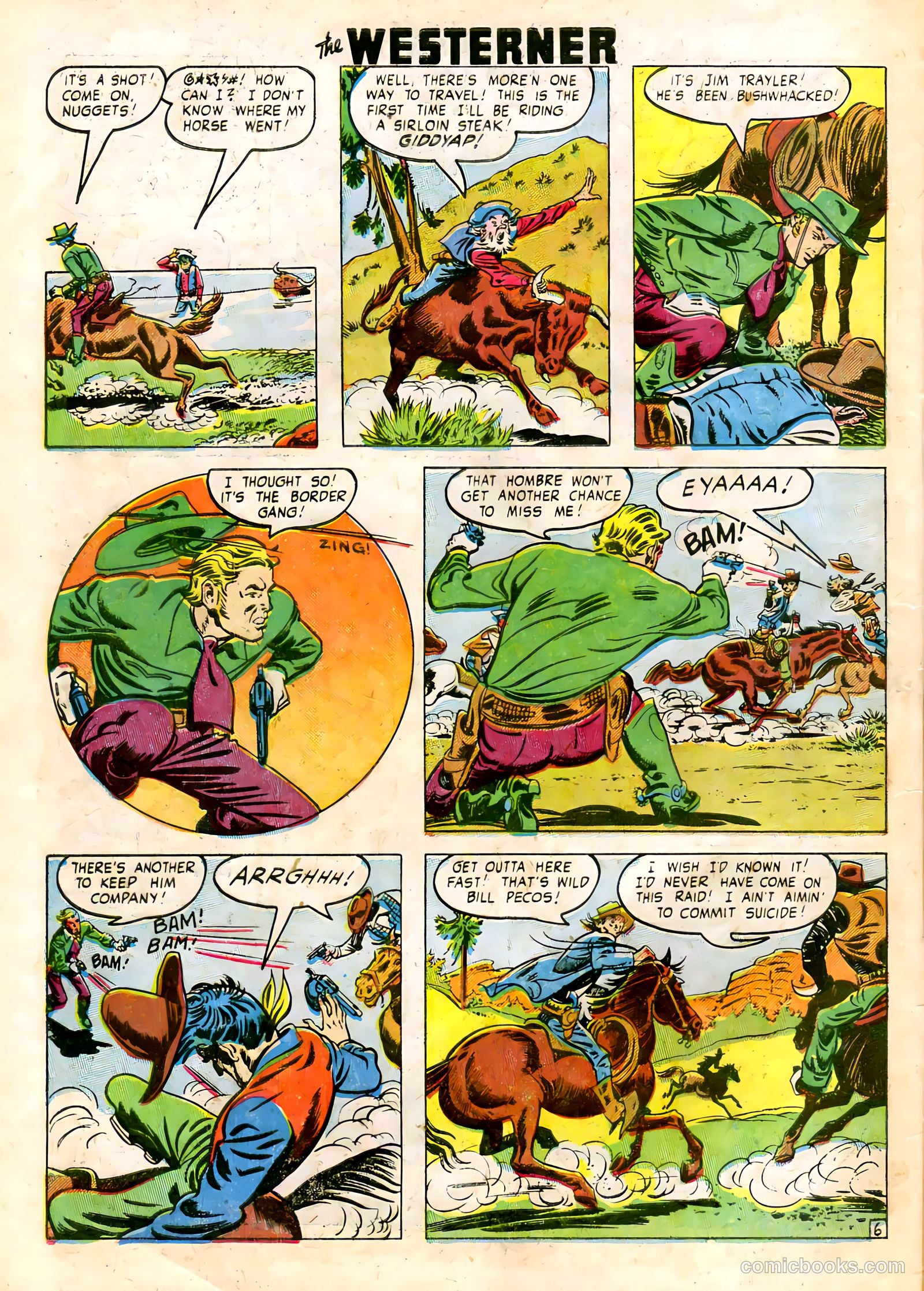 The Westerner Comics #22 (1949) — page 8 of 52