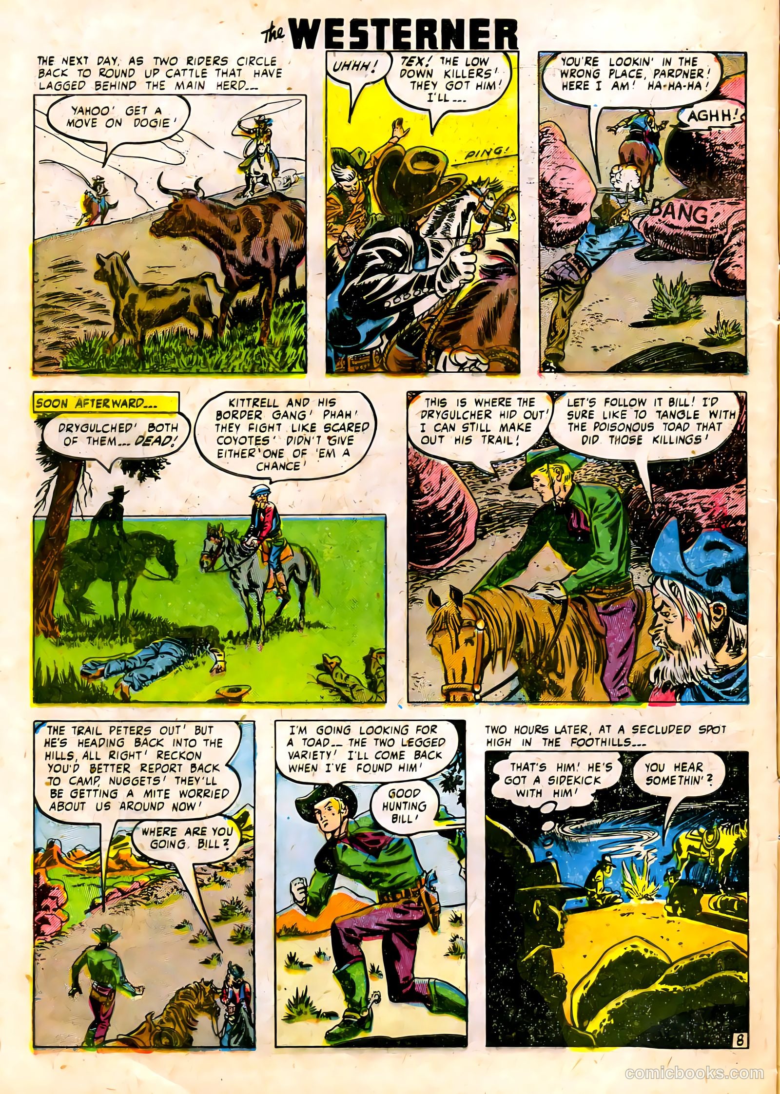 The Westerner Comics #22 (1949) — page 10 of 52