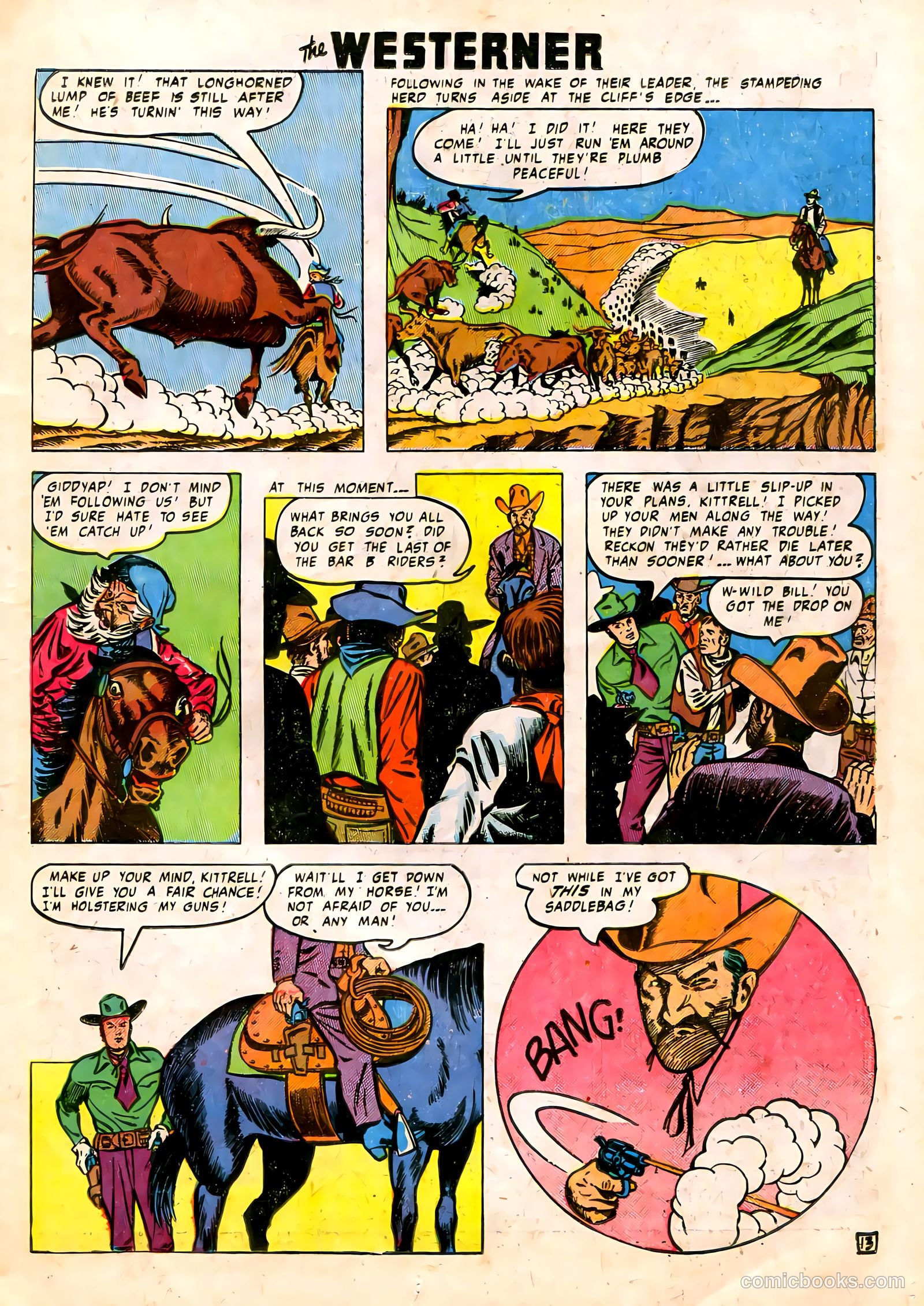 The Westerner Comics #22 (1949) — page 15 of 52