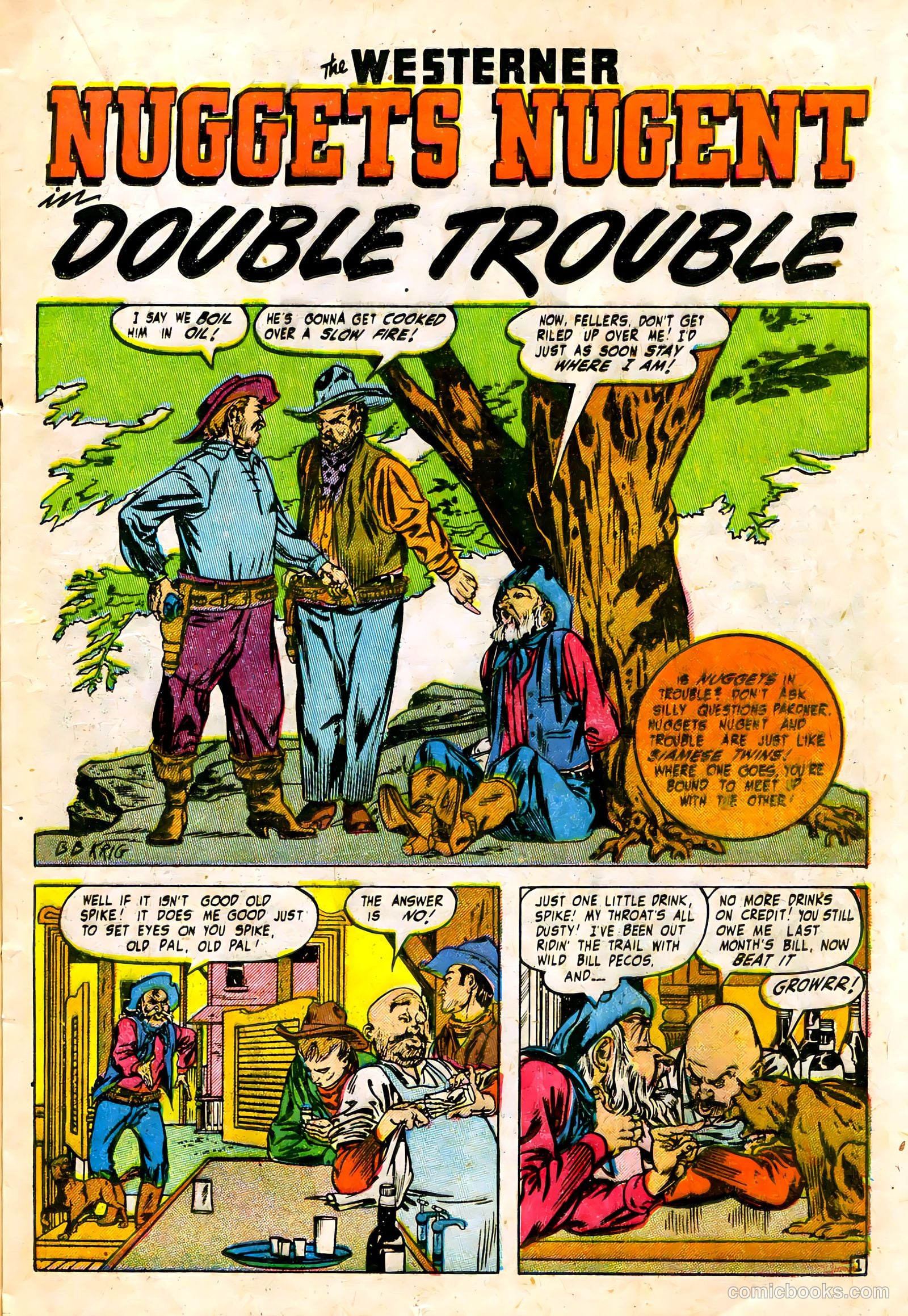 The Westerner Comics #22 (1949) — page 19 of 52