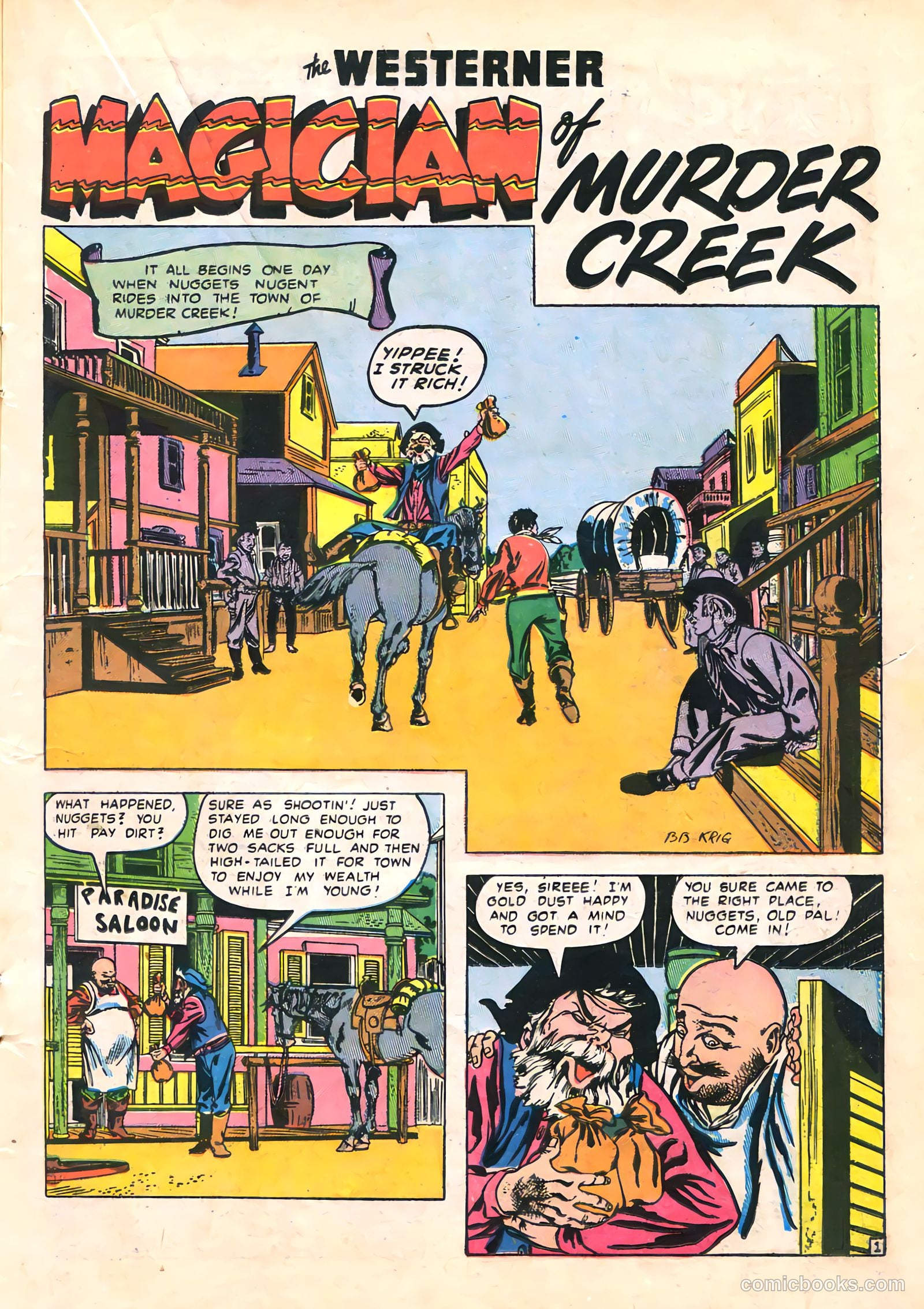 The Westerner Comics #23 (1949) — page 21 of 52