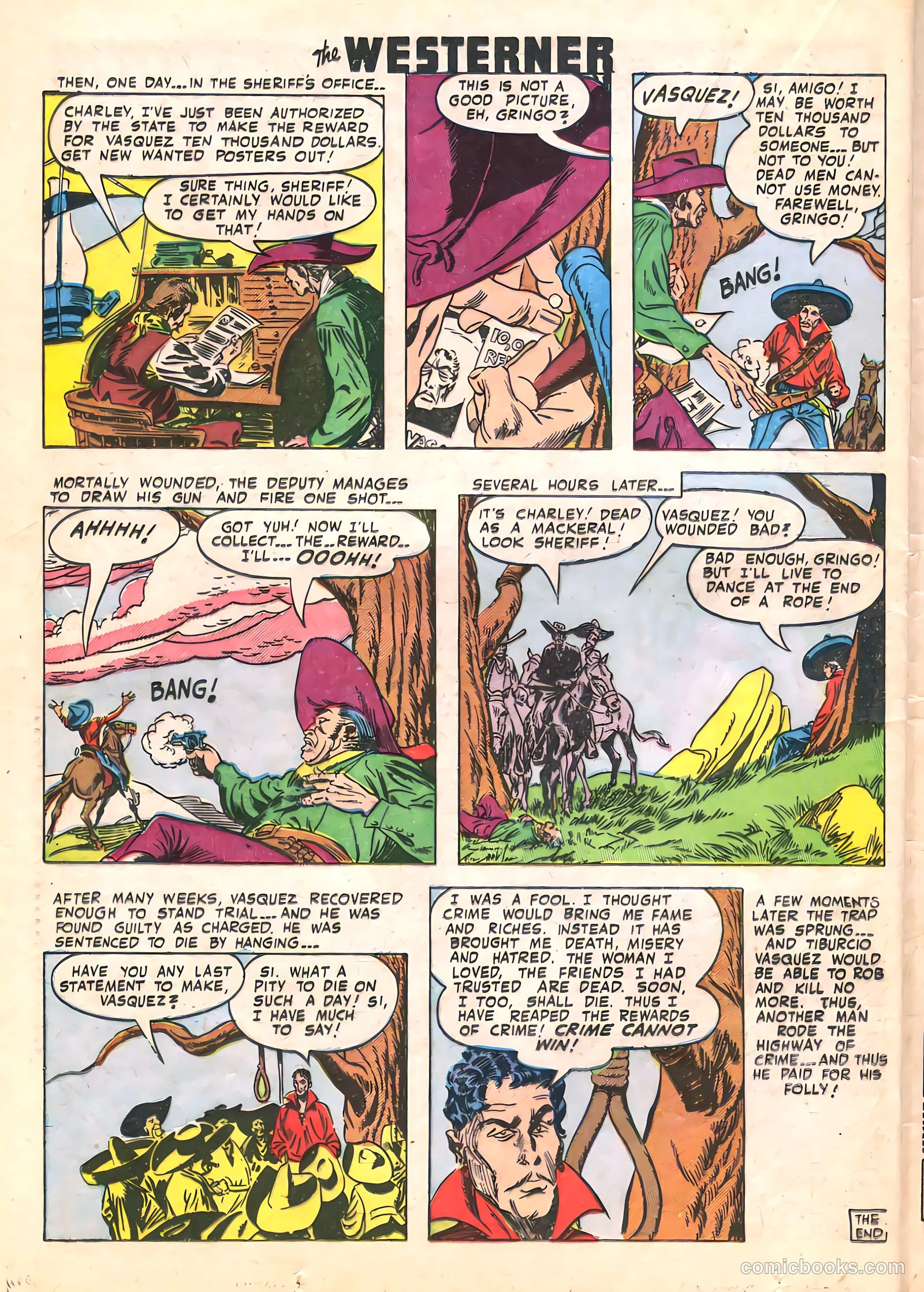 The Westerner Comics #23 (1949) — page 36 of 52