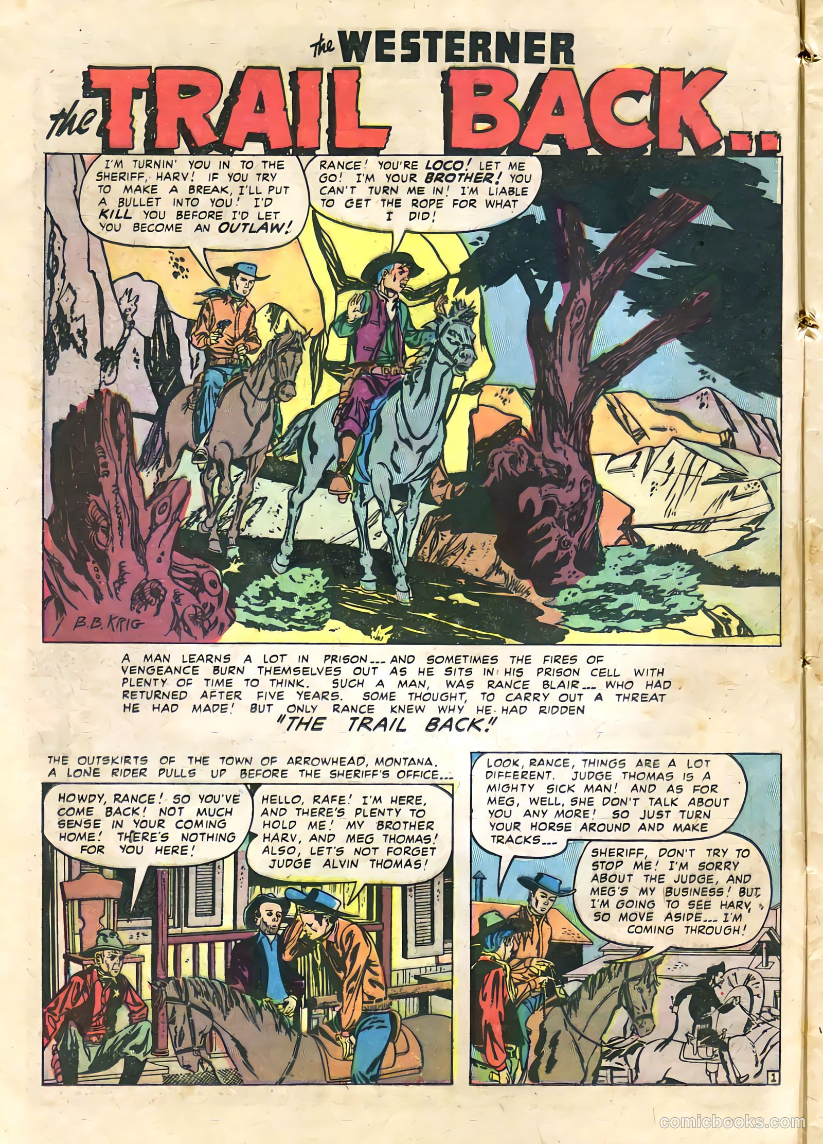 The Westerner Comics #24 (1949) — page 19 of 53