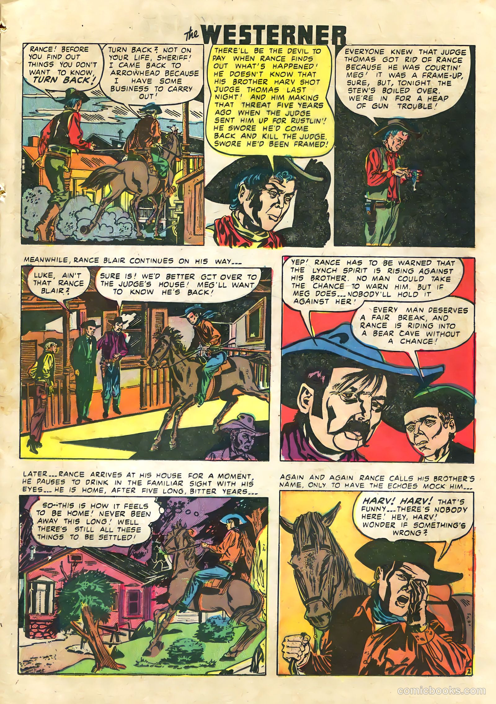 The Westerner Comics #24 (1949) — page 20 of 53