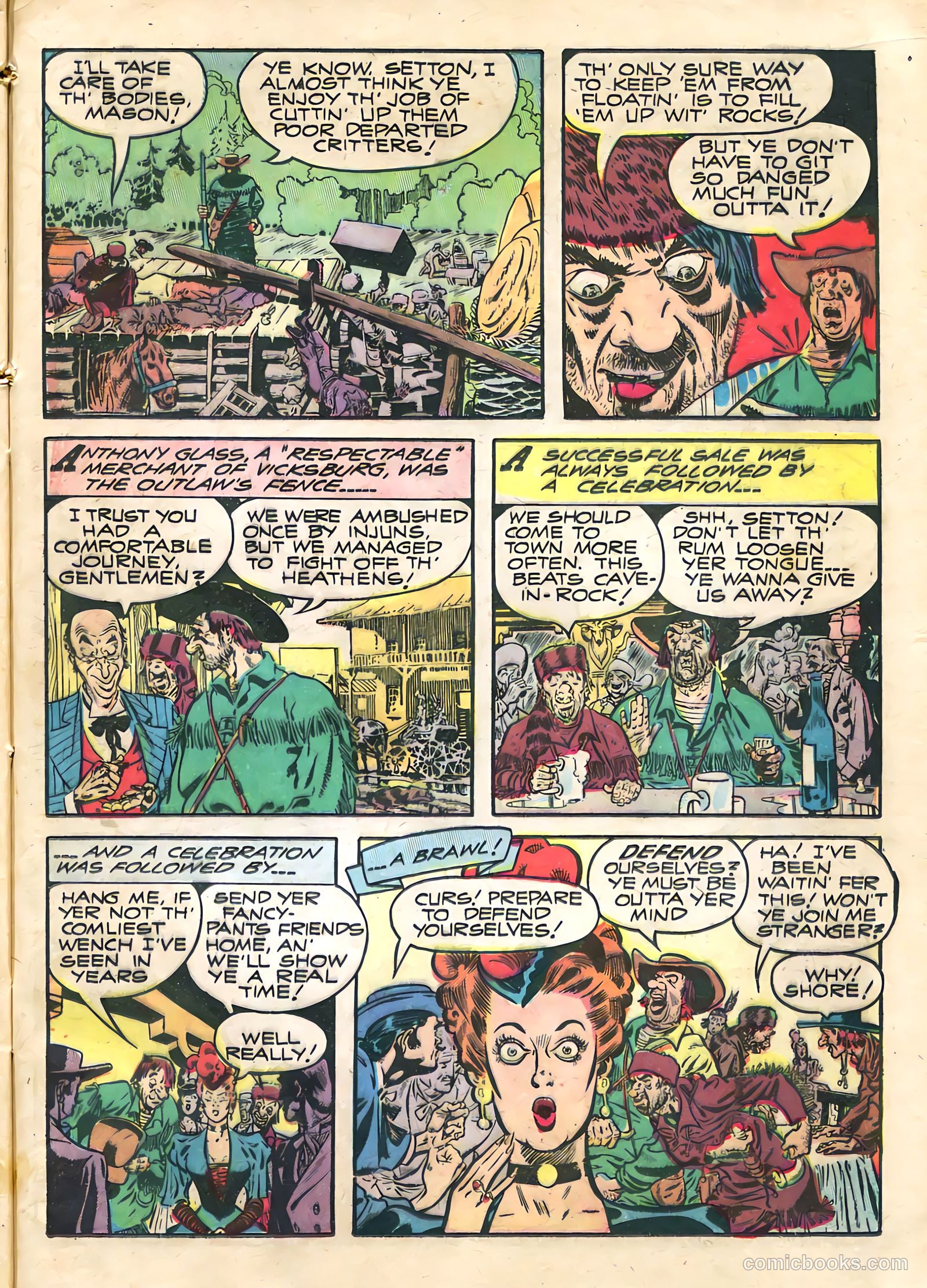 The Westerner Comics #24 (1949) — page 36 of 53