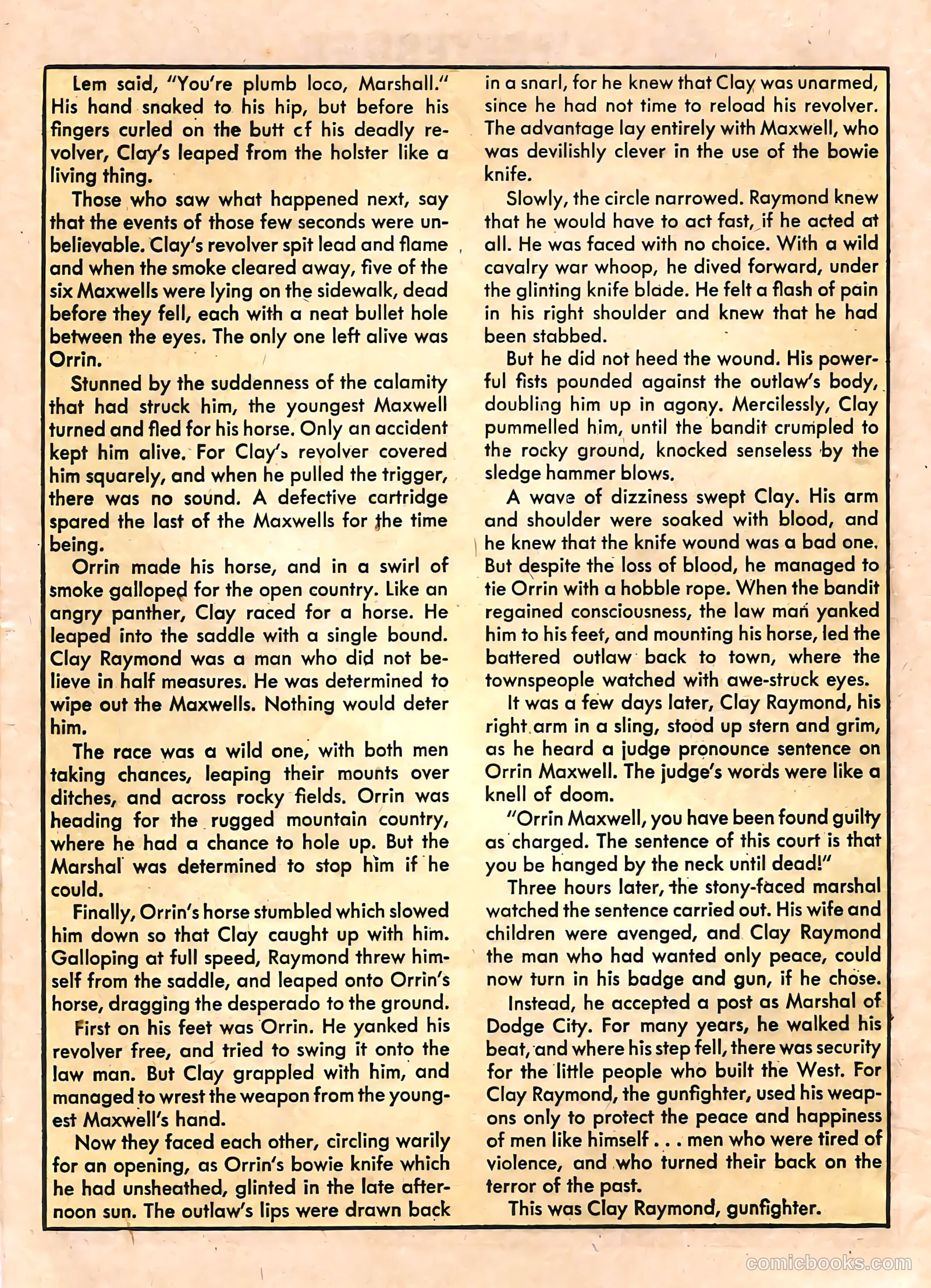 The Westerner Comics #24 (1949) — page 41 of 53