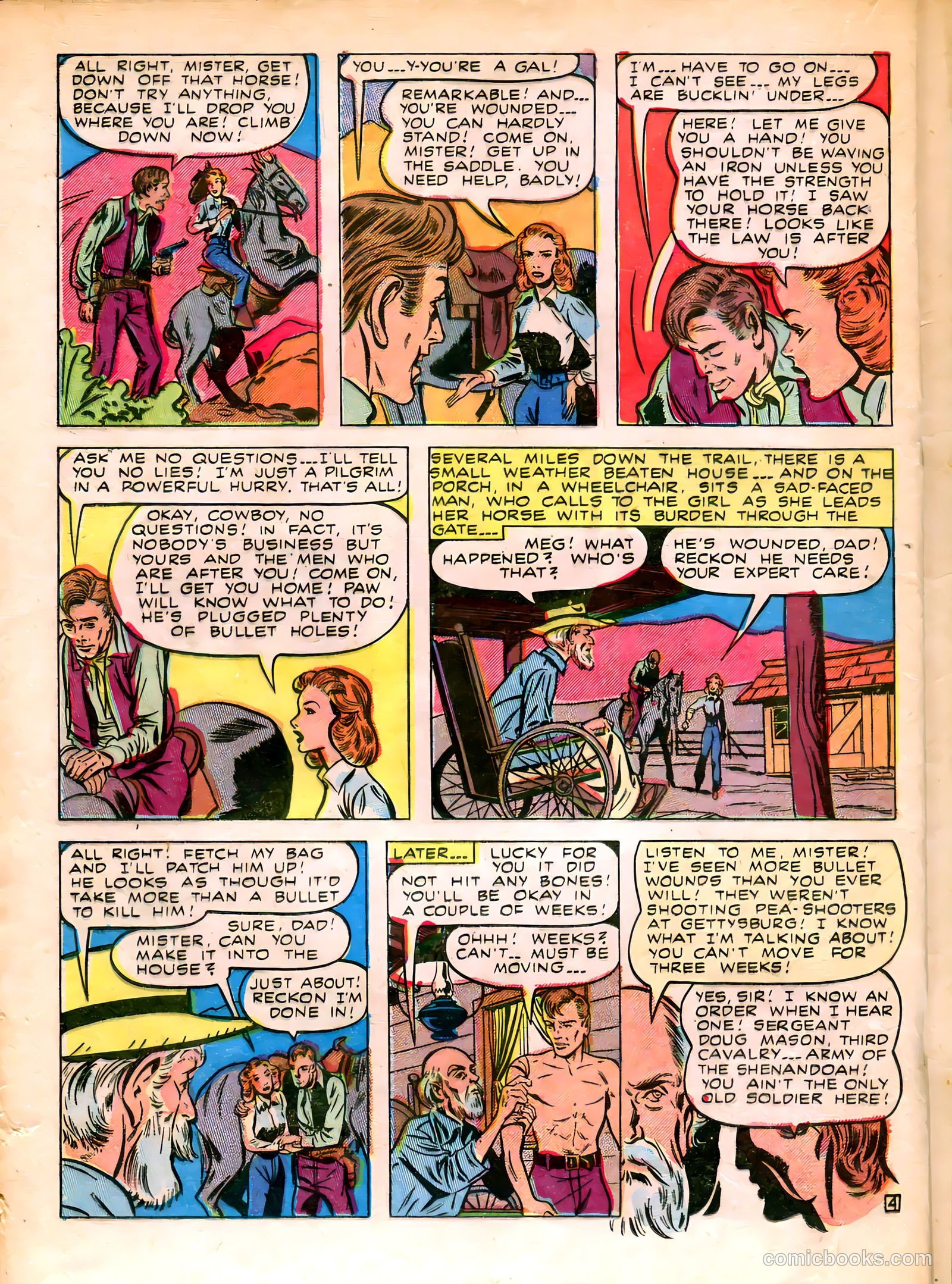 The Westerner Comics #25 (1950) — page 28 of 52