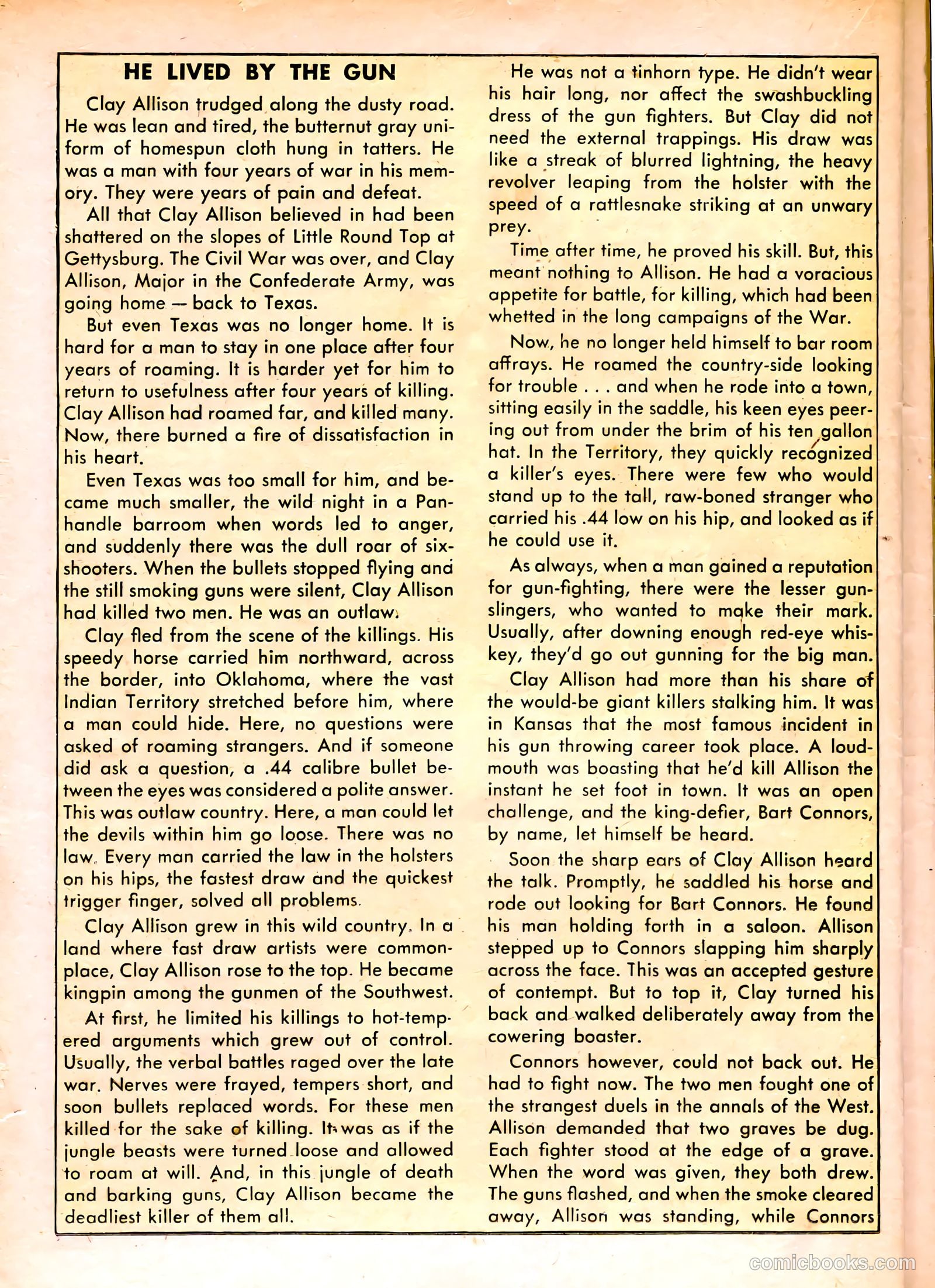 The Westerner Comics #25 (1950) — page 32 of 52