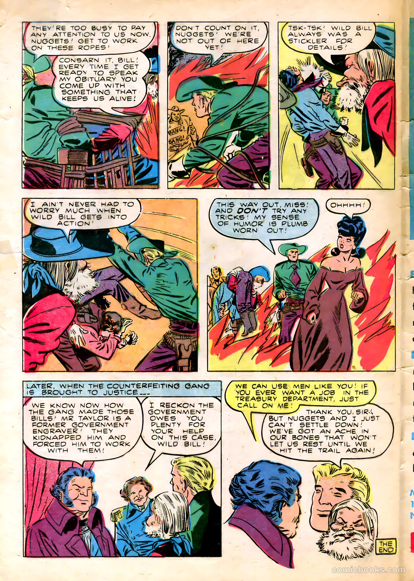 The Westerner Comics #25 (1950) — page 48 of 52