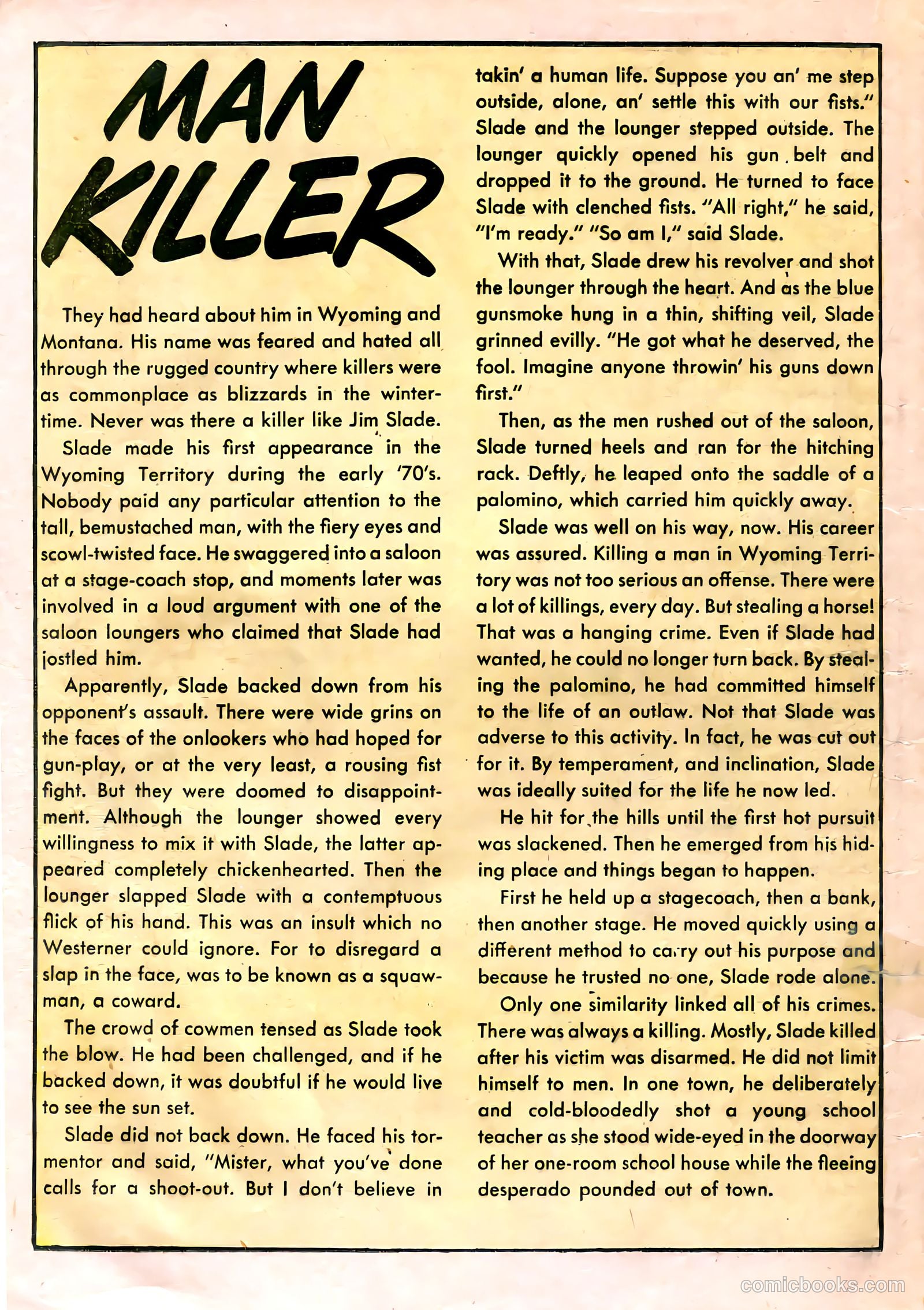 The Westerner Comics #26 (1950) — page 22 of 52