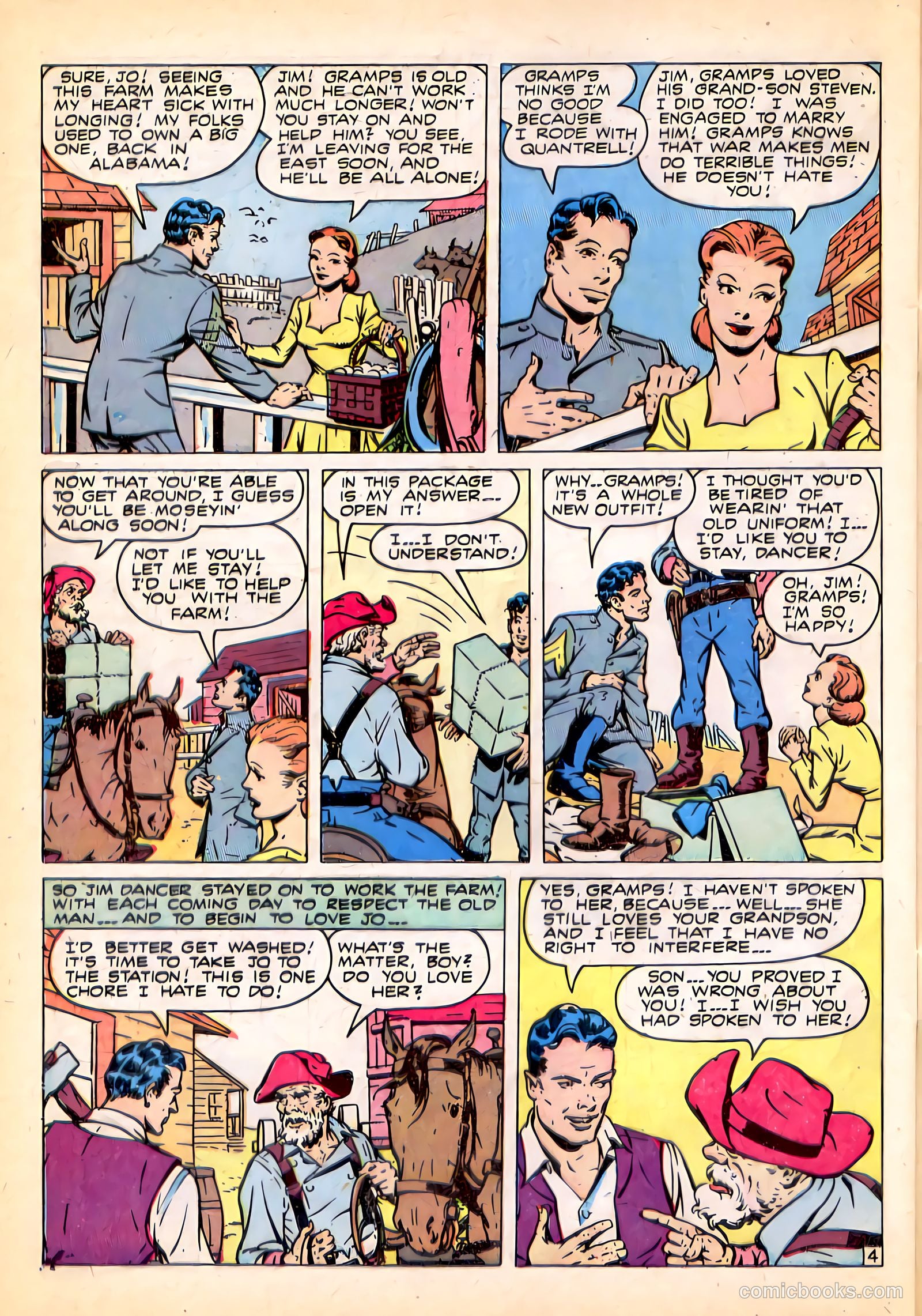 The Westerner Comics #27 (1950) — page 36 of 52